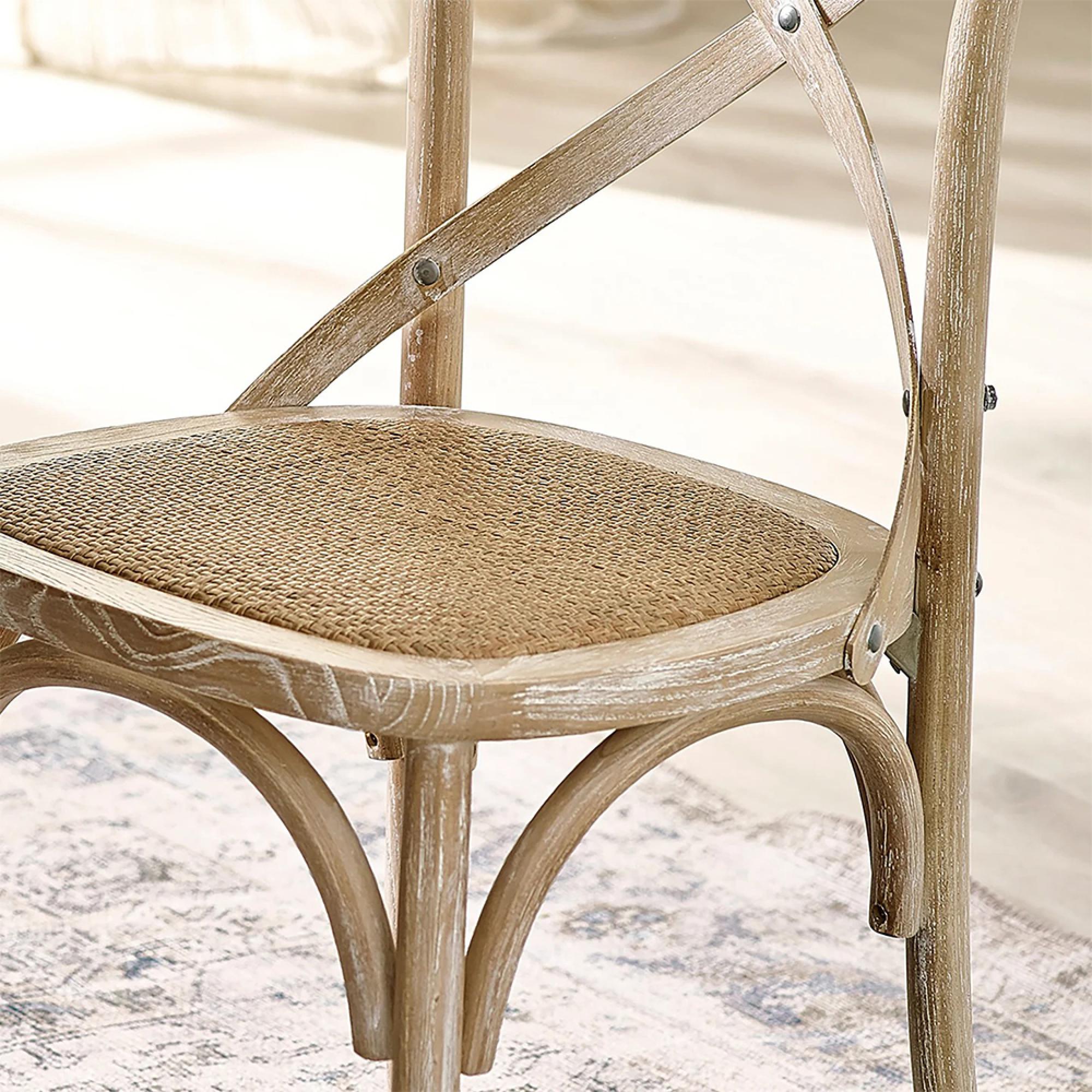 Satie Bistro Chair - Set of 2 - Limed Oak