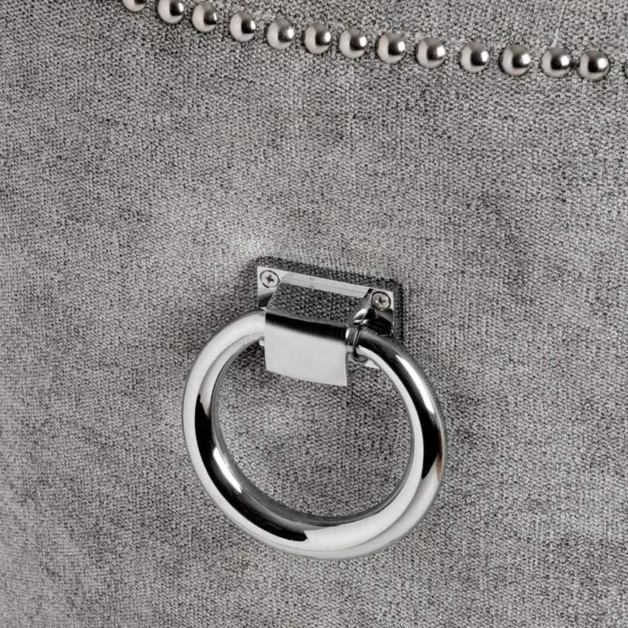 Clearance - Dining Chairs - Set of 2 - High Wing - Ring Pull - Silver - FSS155