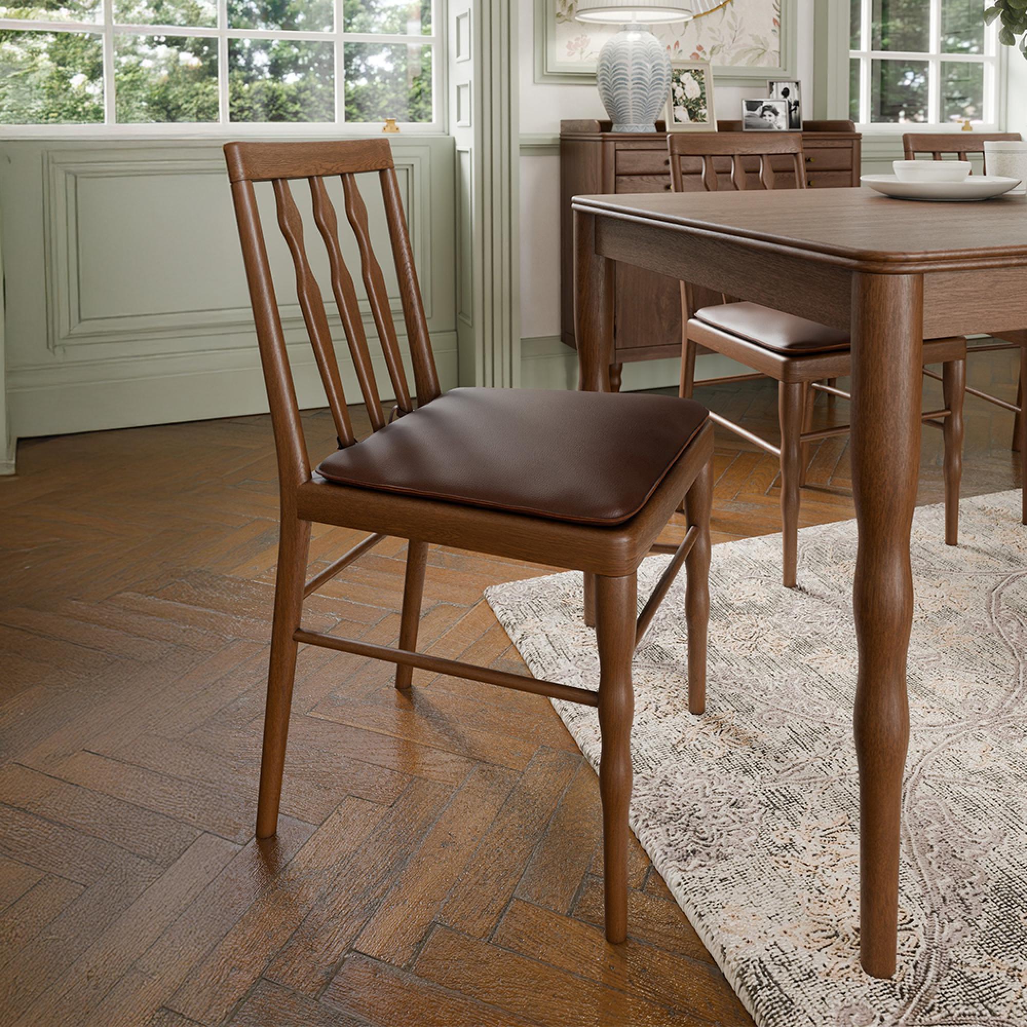 Williamson Dining Chair - Set of 2 - Mid Gloss Lacquered