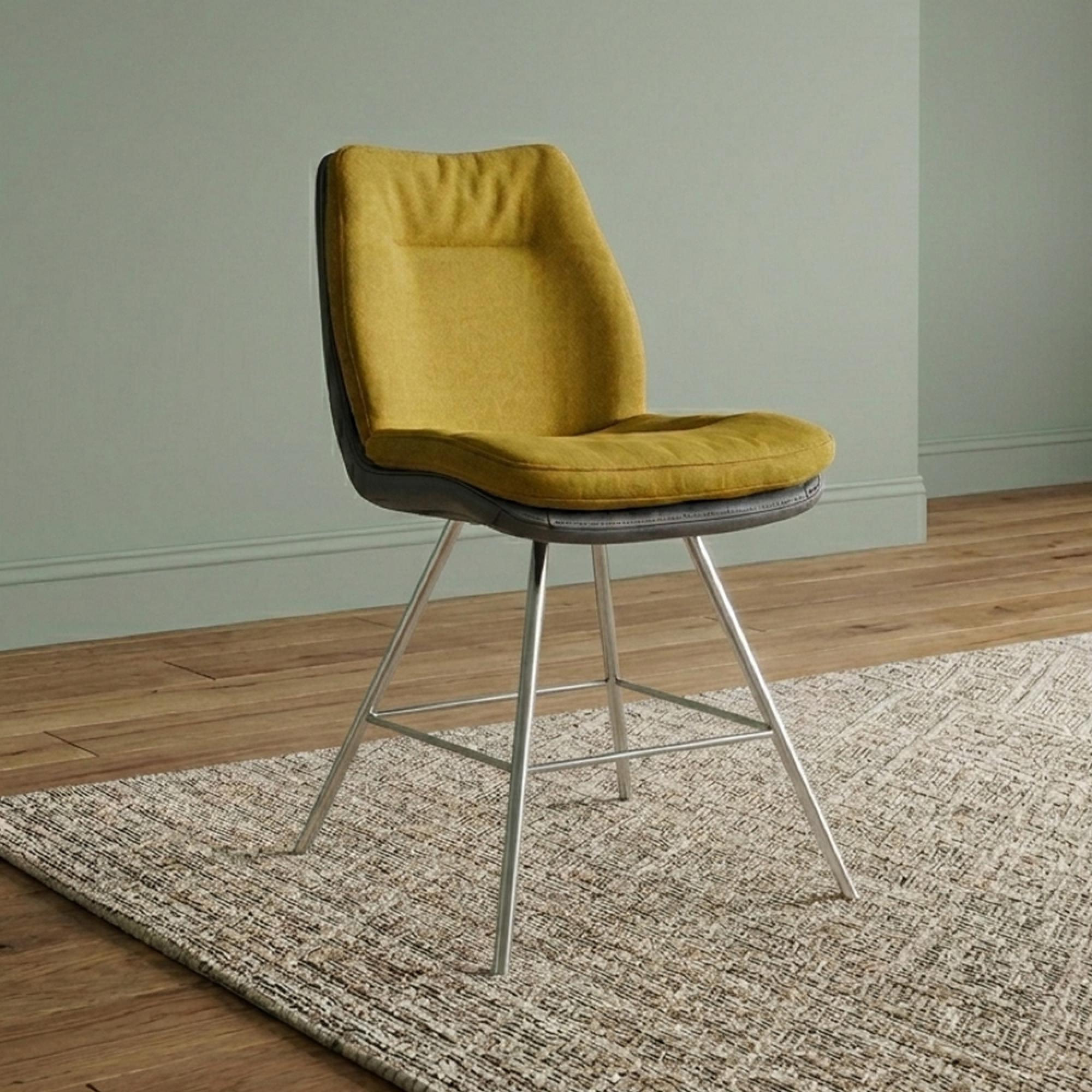 Anna Dining Chair - Stainless Steel Legs - Variation Available