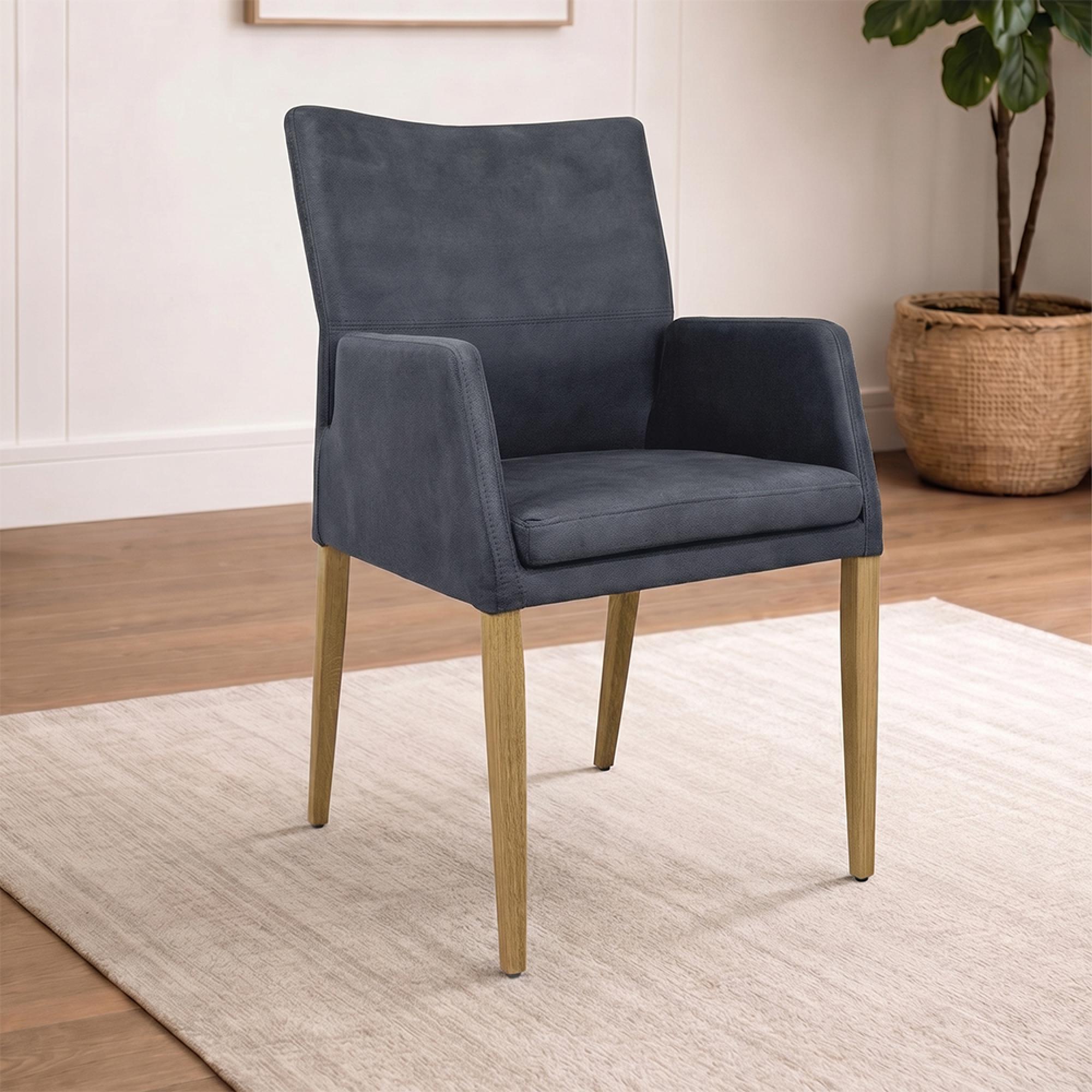 Katy Dining Armchair - Oak Legs - Variation Available