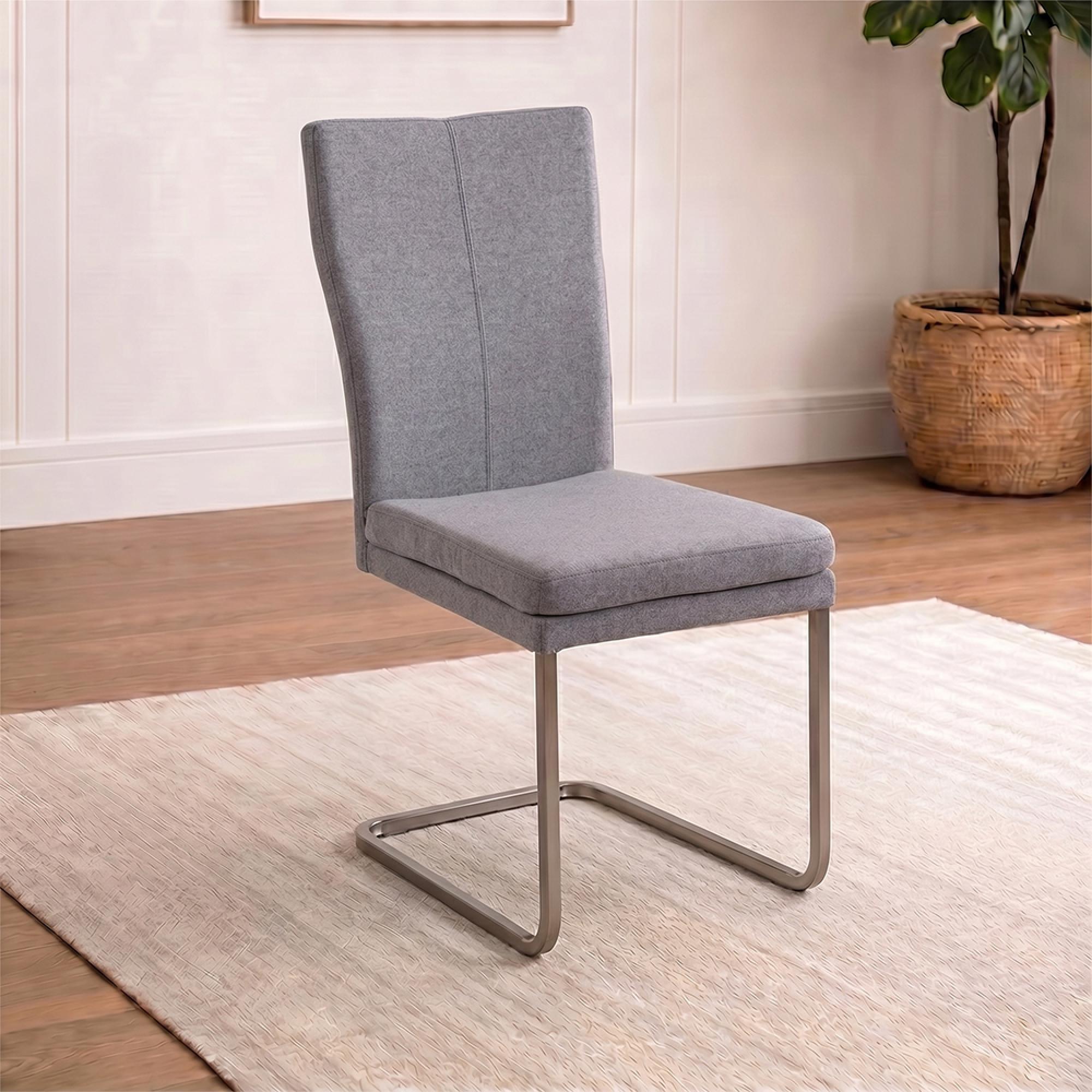 Mario Cantilever Dining Chair - Stainless Steel Legs - Variation Available