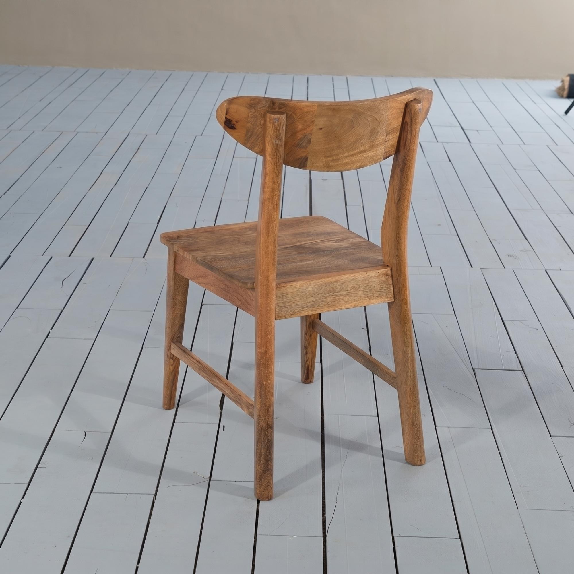 Surya Century Dining Chairs - Set of 2 - Solid Mango Wood
