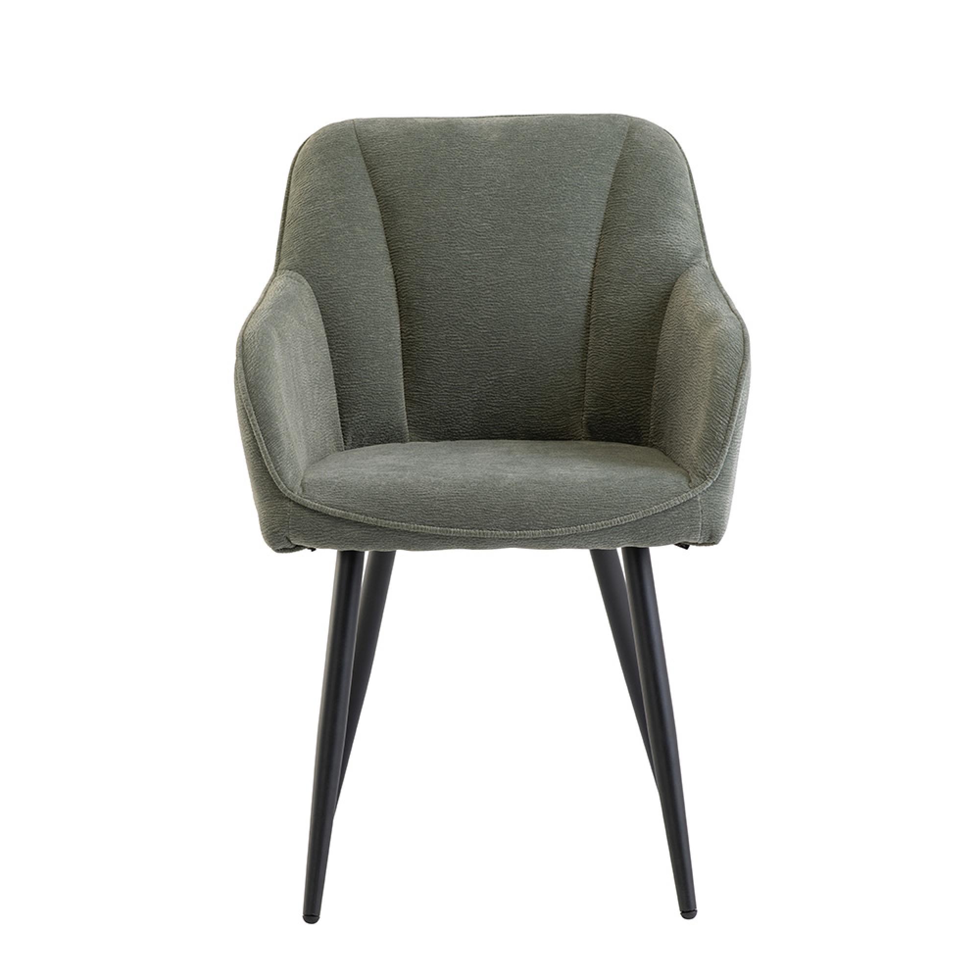 Hugo Dining Chair - Set of 2 - Mint Green Fabric