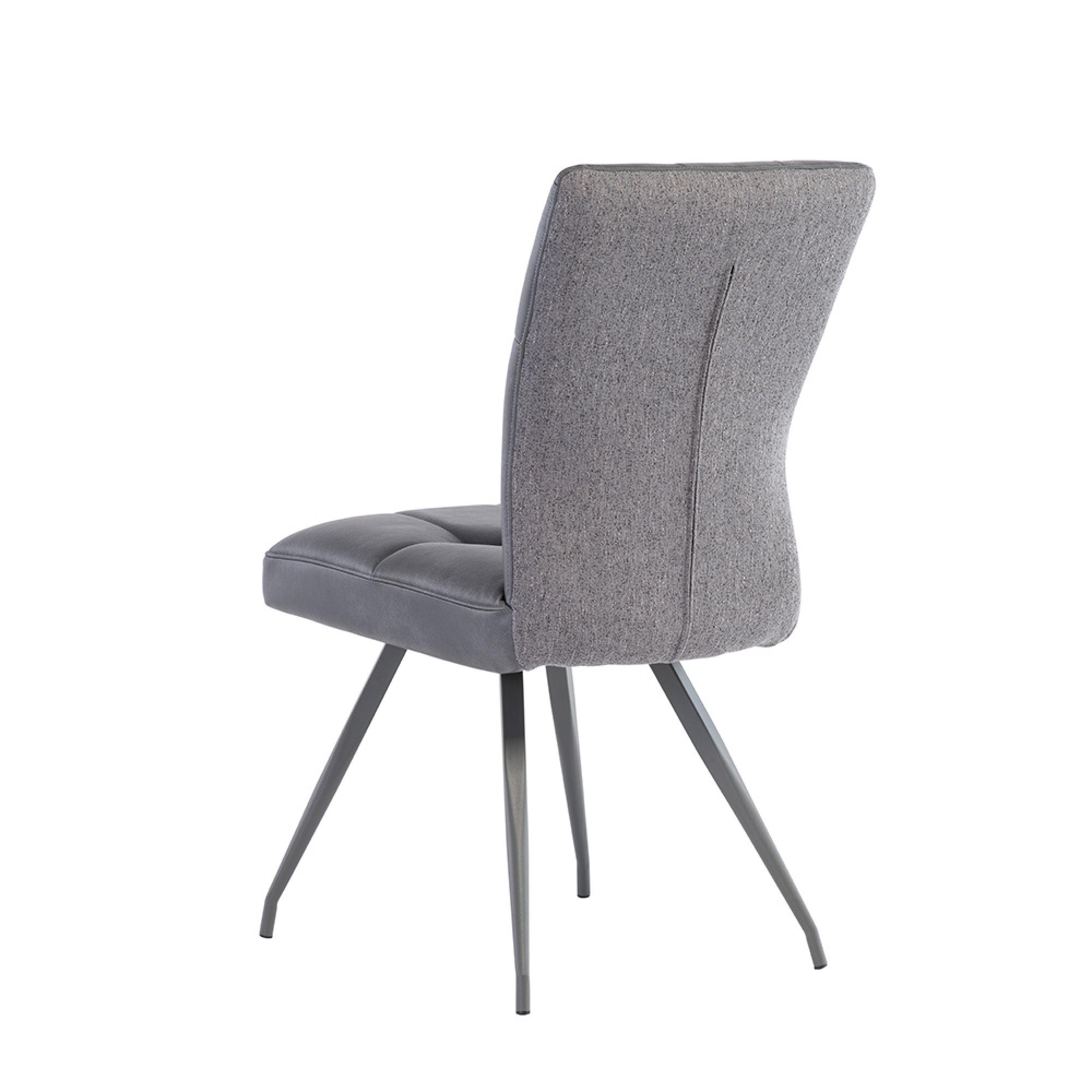 Kabana Dining Chair - Set of 2 - Grey Faux Leather