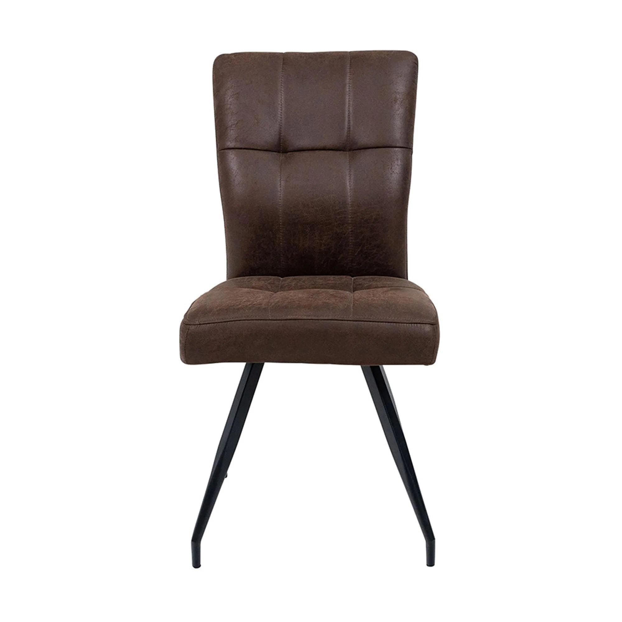 Sabena Dining Chair - Set of 2 - Antique Ebony Fabric