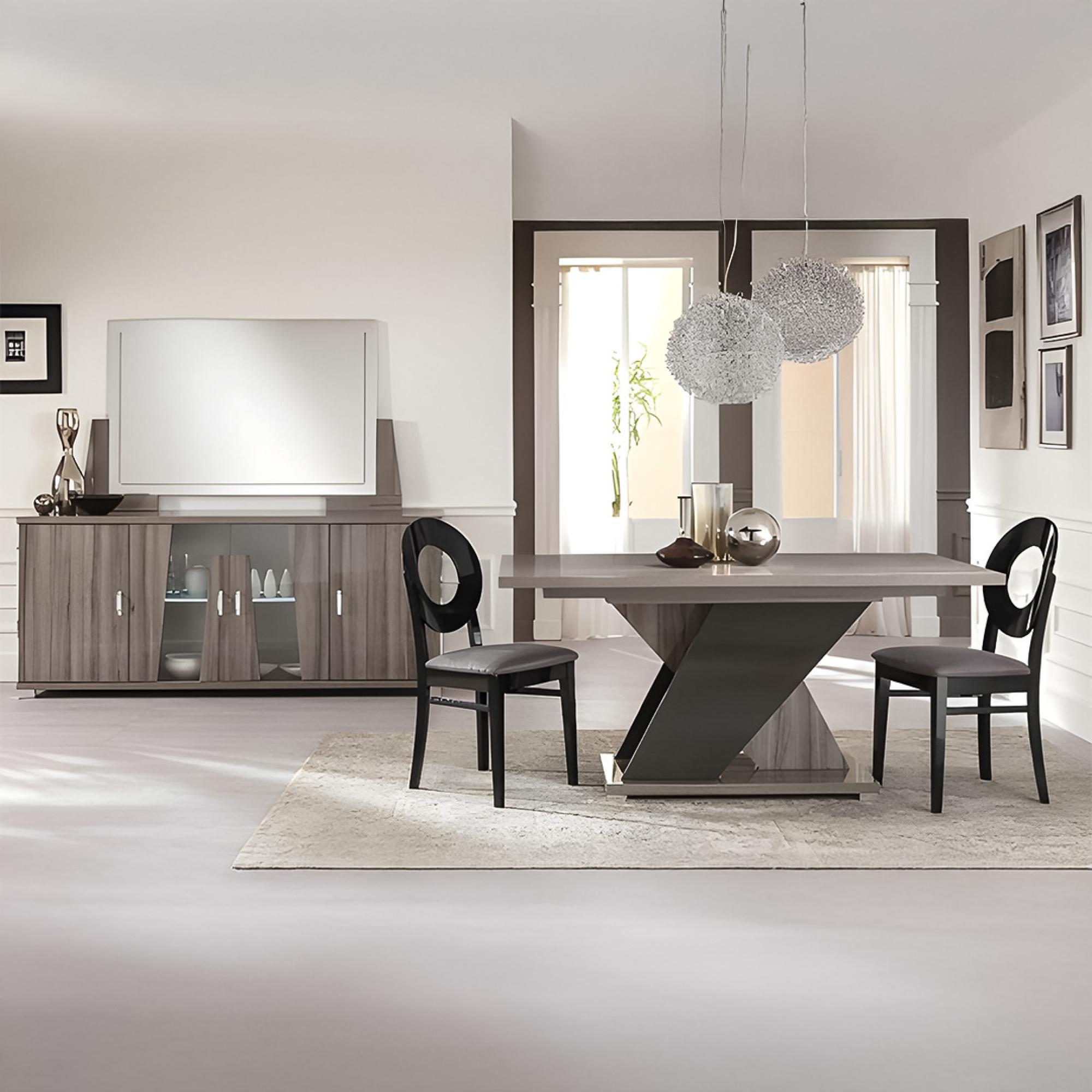 2 x Bagni Oval Back Dining Chair