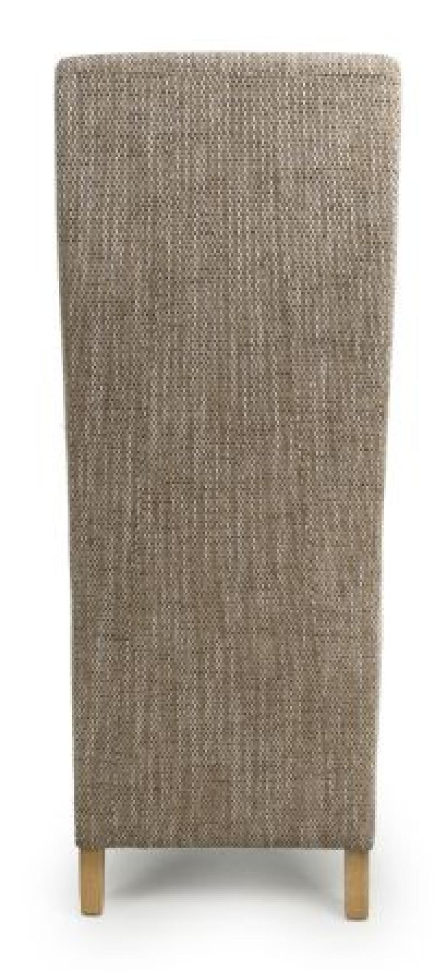Baxter Dining Chair - Set of 2 - Wave Back - Tweed Oatmeal