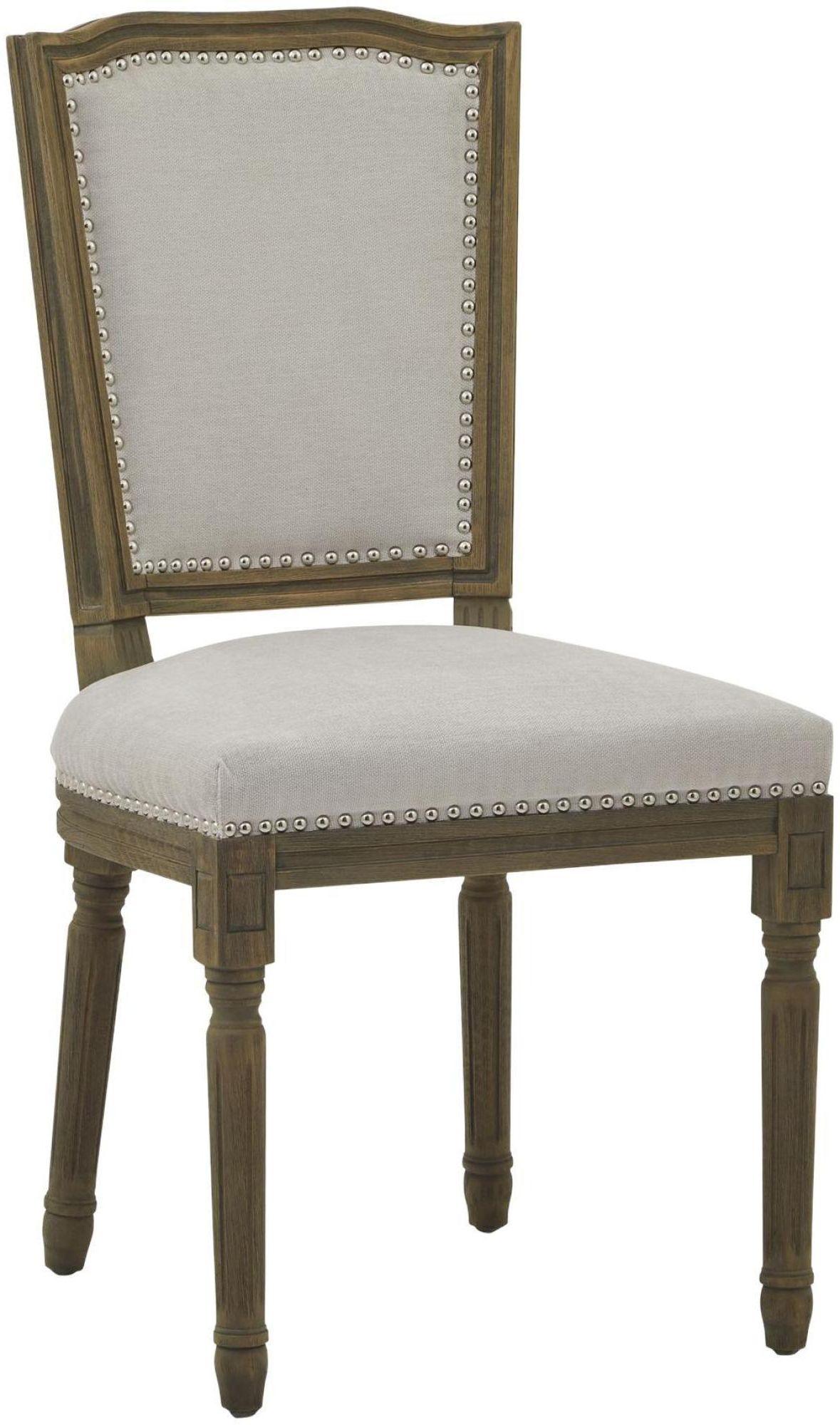 2 x Clare Grey Fabric Dining Chair