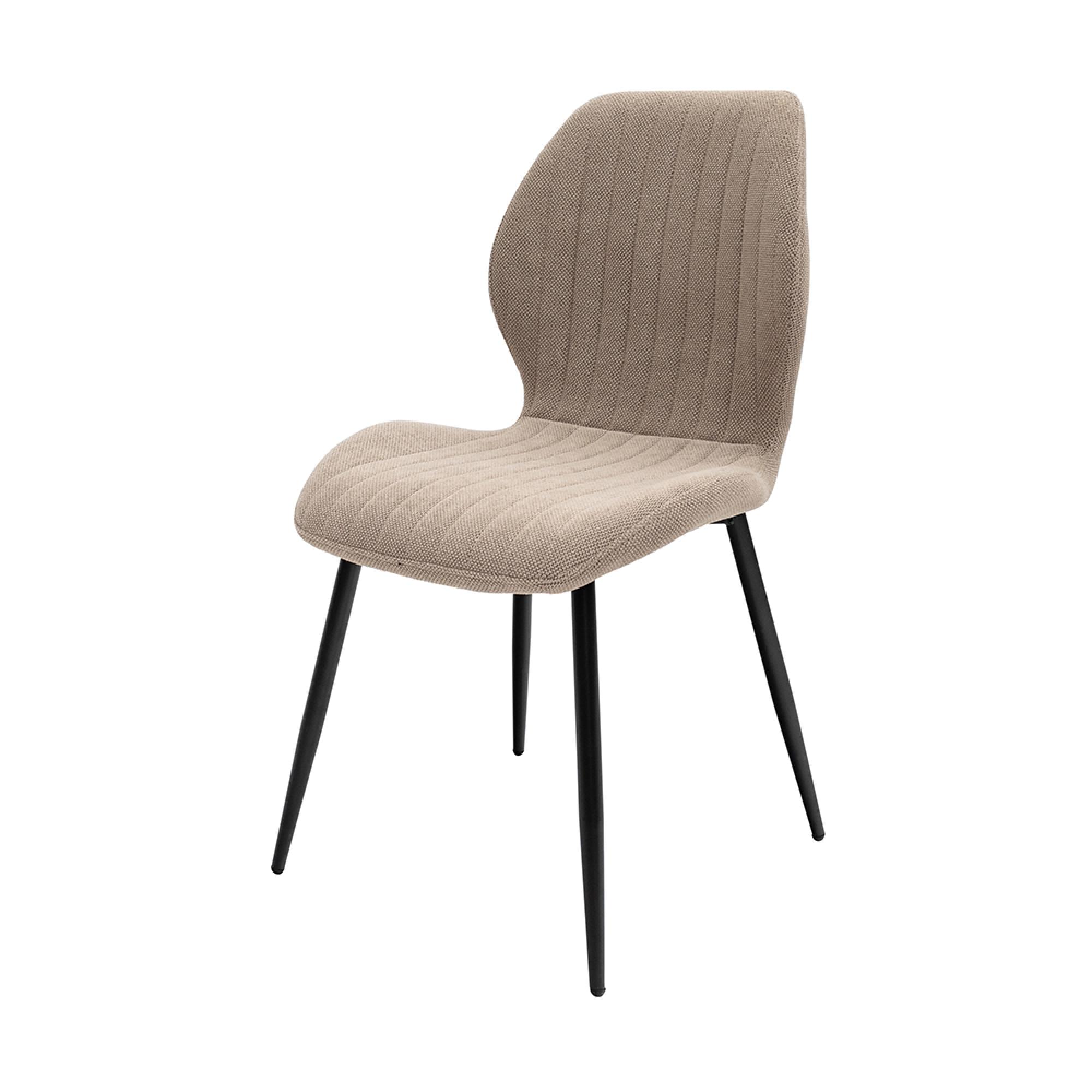 Conway Dining Chair - Set of 2 - Stone Fabric