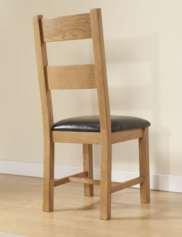Dorset Dining Chair - Ladder Back - Set of 2 - Oak