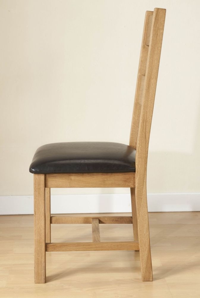 Dorset Dining Chair - Ladder Back - Set of 2 - Oak