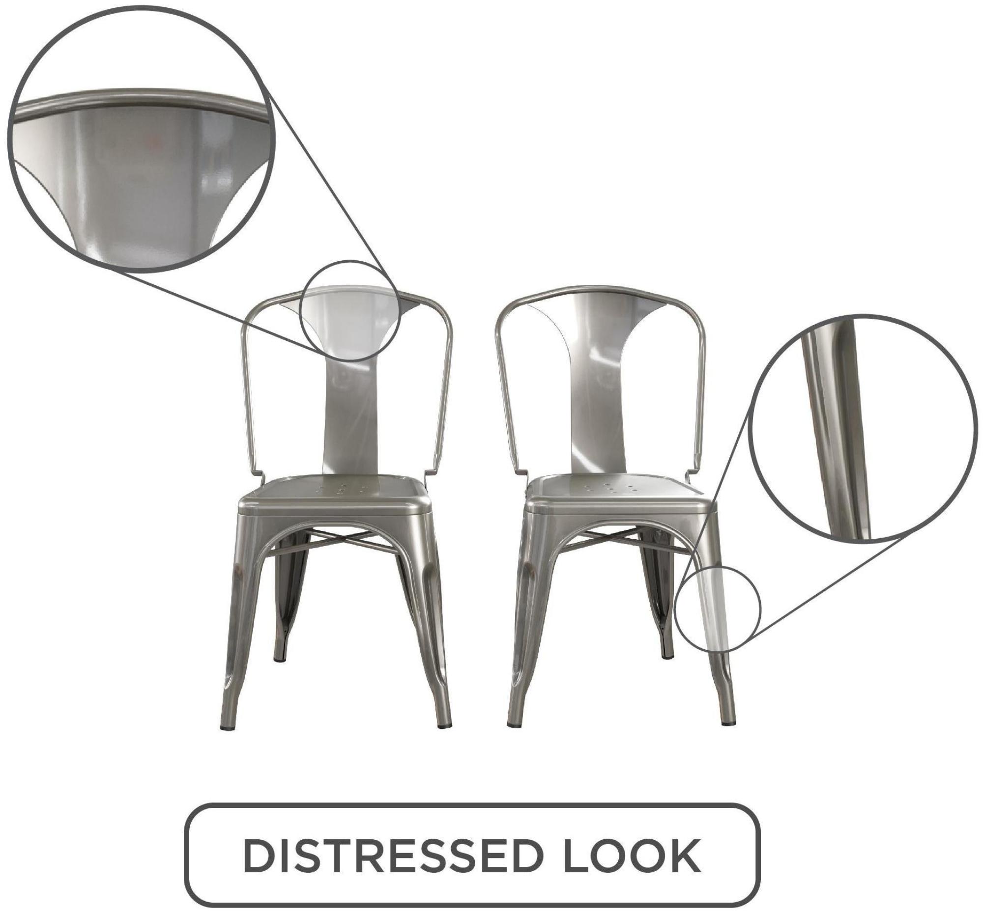 Finn Dining Chair - Set of 2 - Grey - C009012UK