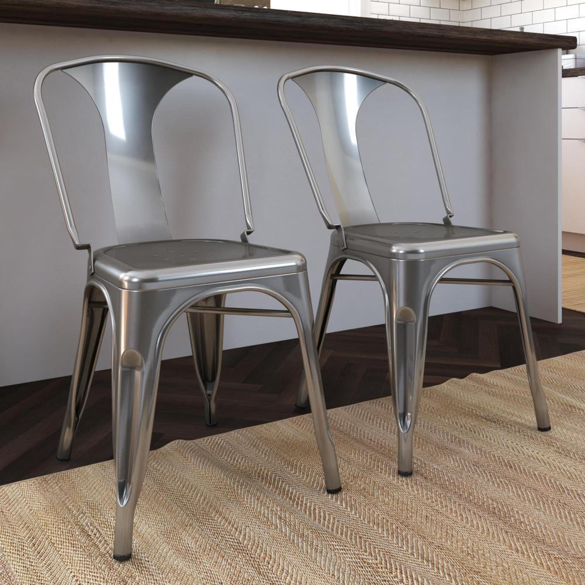 Finn Dining Chair - Set of 2 - Grey - C009012UK