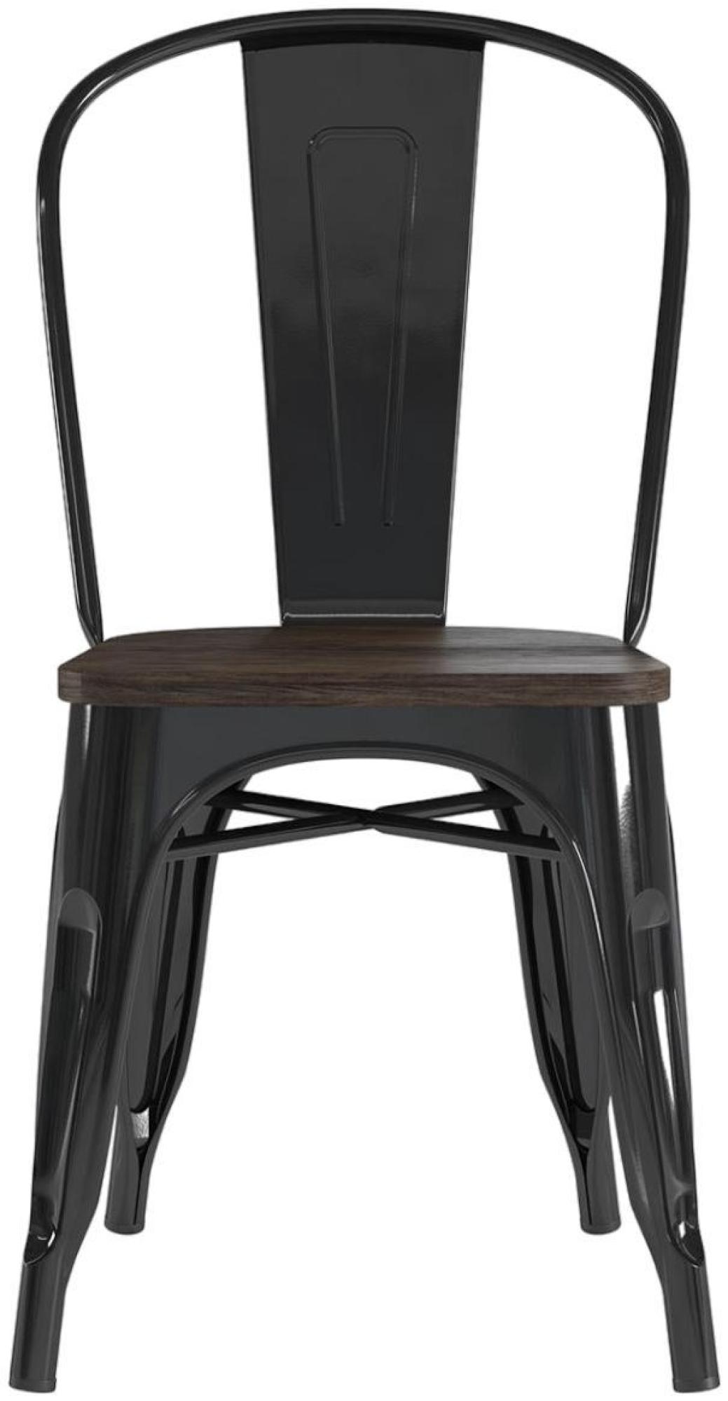 Fusion Dining Chair - Set of 2 - Black - C001101UK