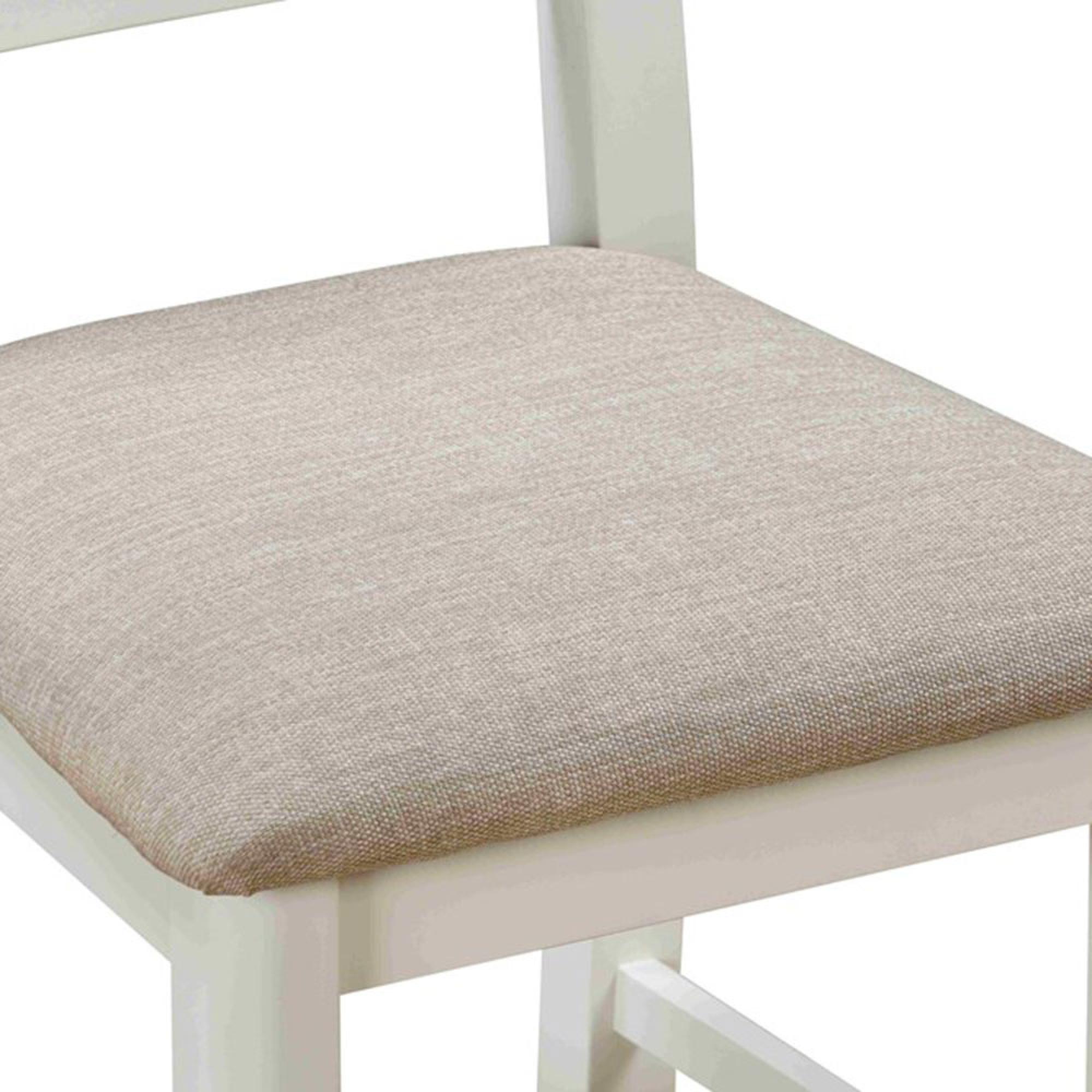 Hayley Dining Chair - White Ladder Back - Set of 2 - Oak and White