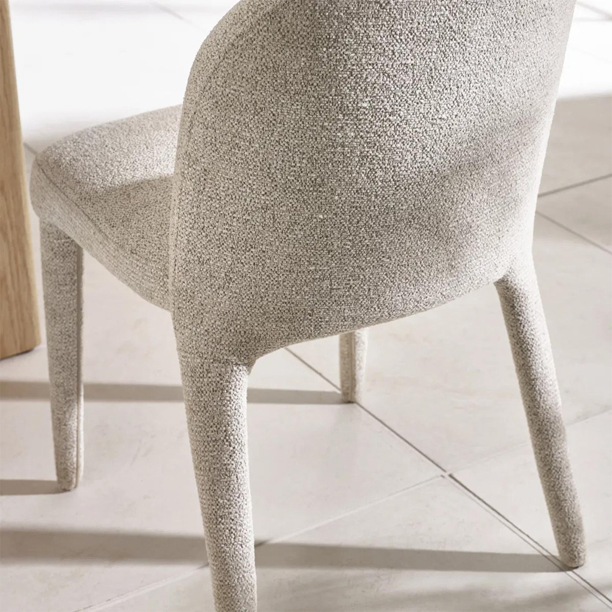 Holly Dining Chair - Set of 2 - Pearl Sand Fabric