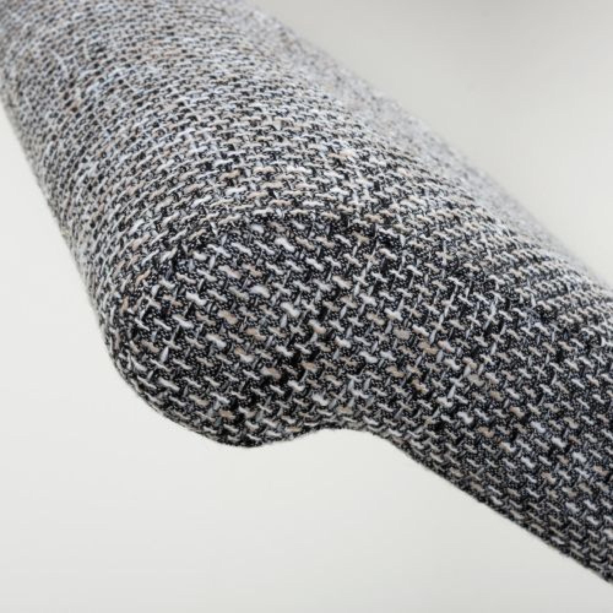 Karta Dining Chair - Set of 2 - Tweed Grey - Scroll Back