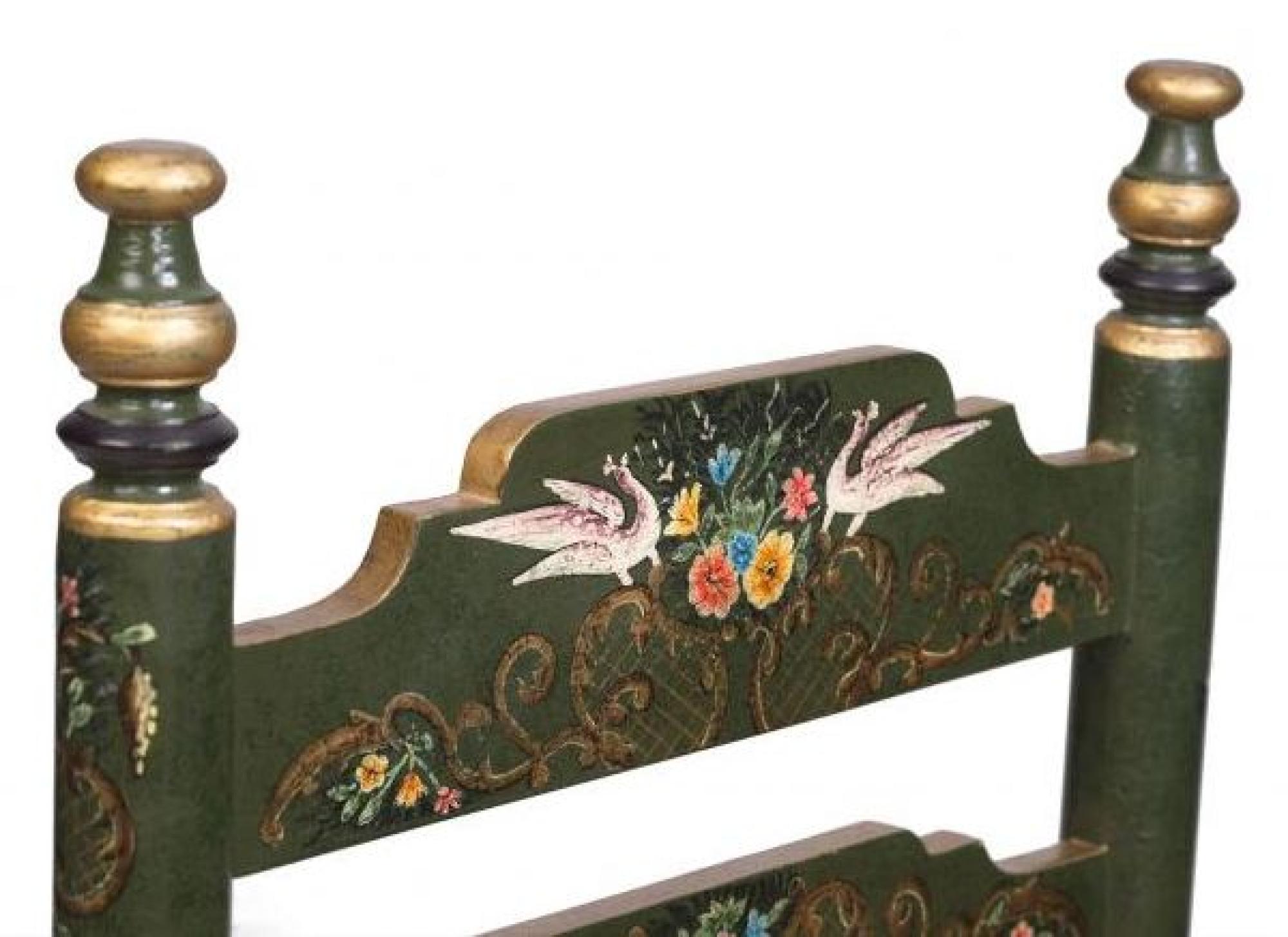 2 x Meerut Green Fountain Design Wooden Dining Chair