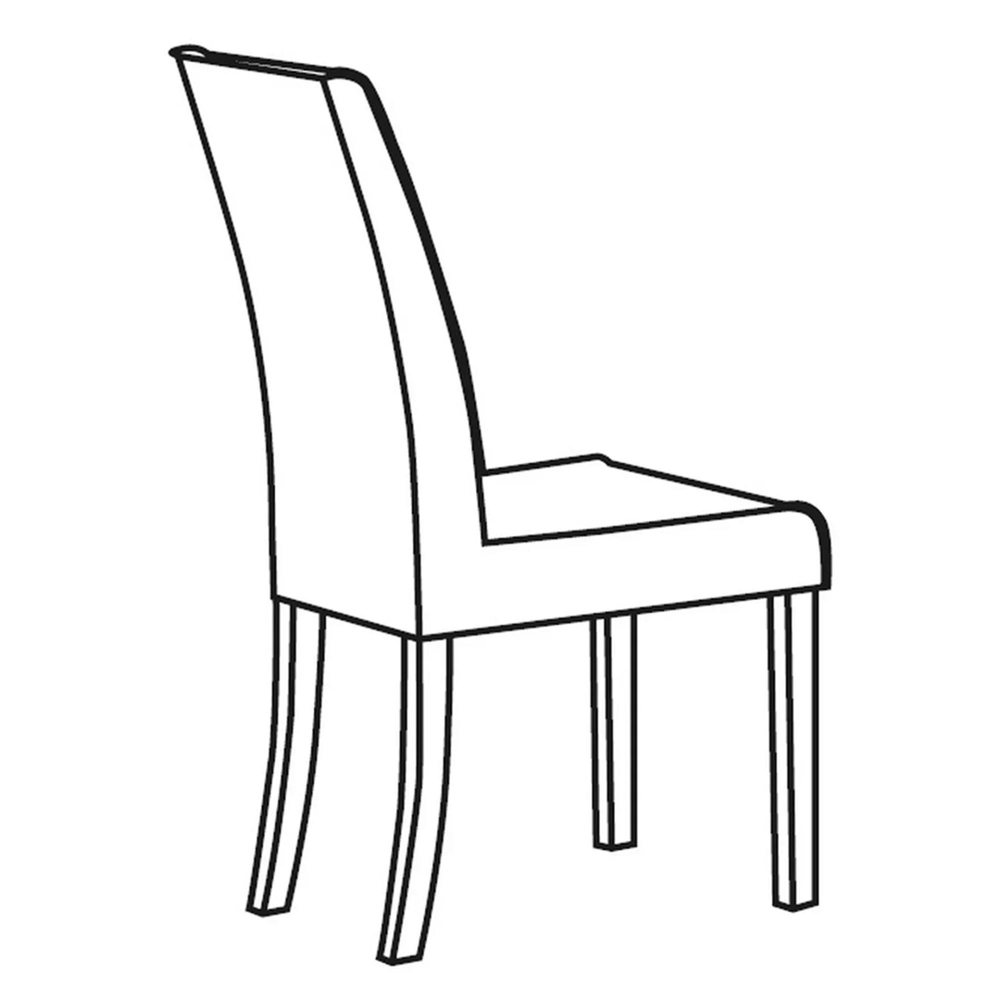 2 x Milo Fabric Dining Chair