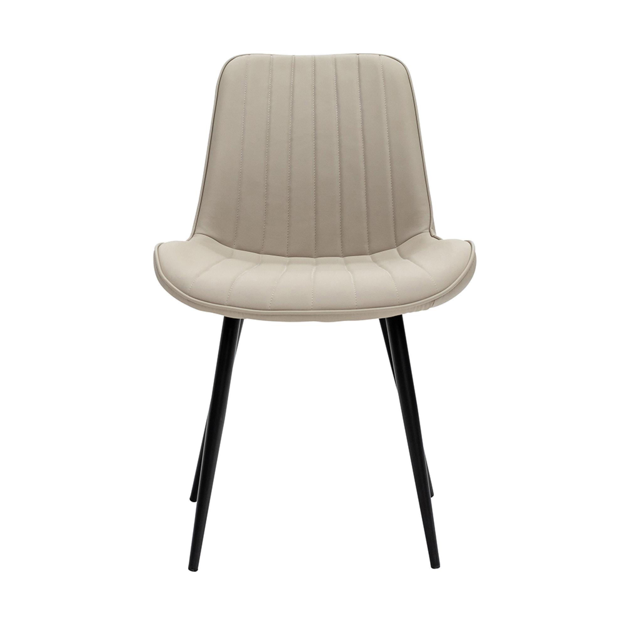 2 x Richmond Stone Faux Leather Dining Chair