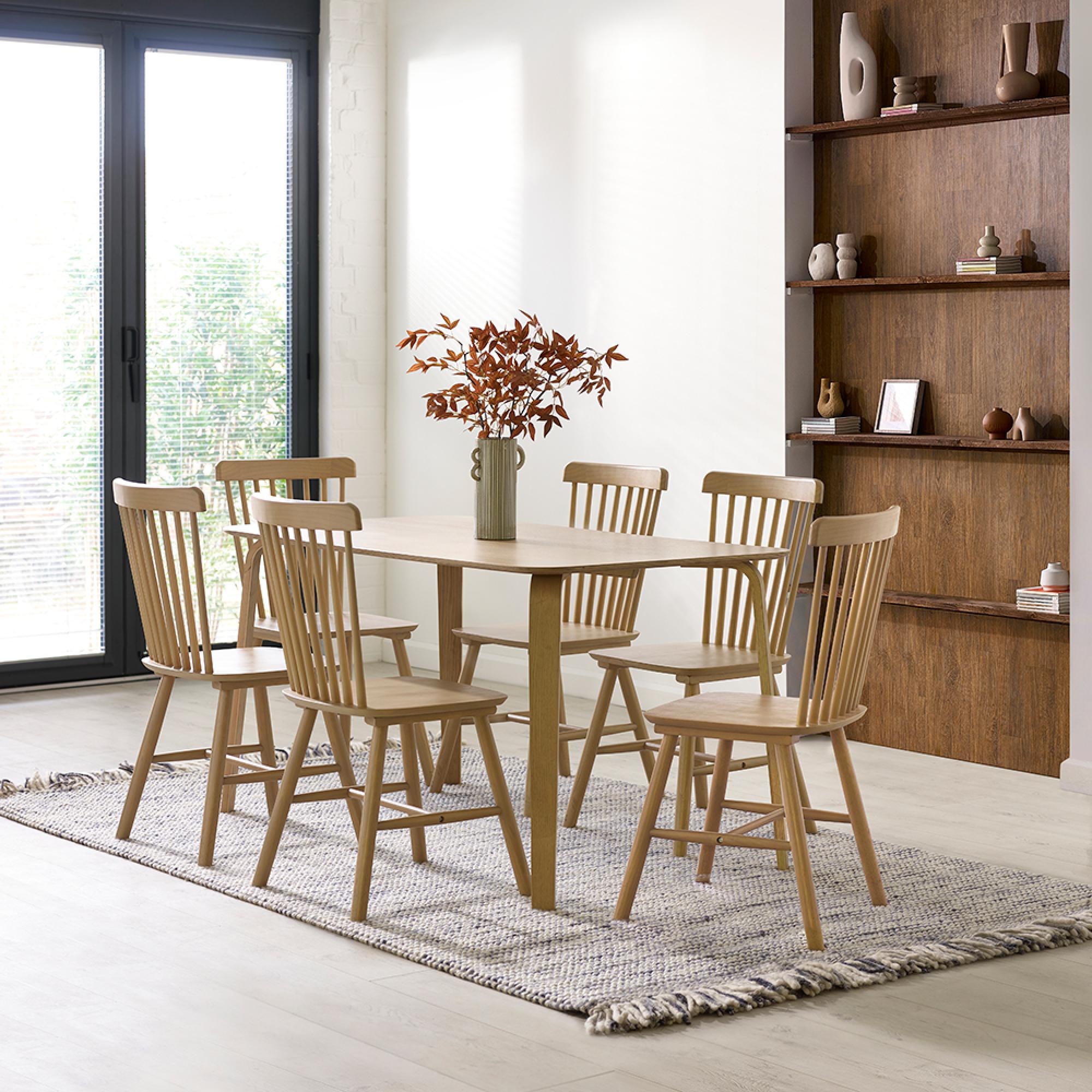 Sakura Dining Chair - Set of 2 - Oak