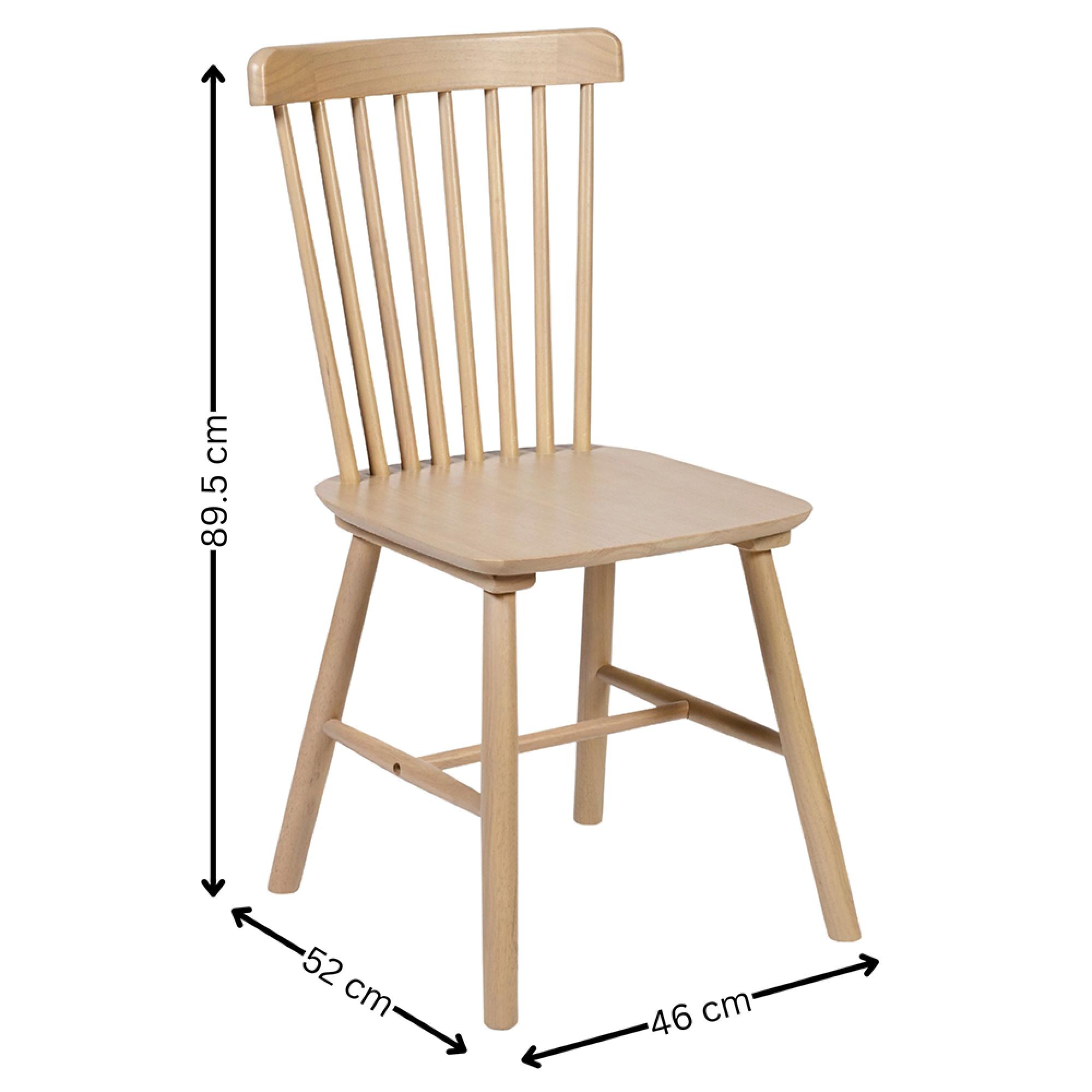 Sakura Dining Chair - Set of 2 - Oak