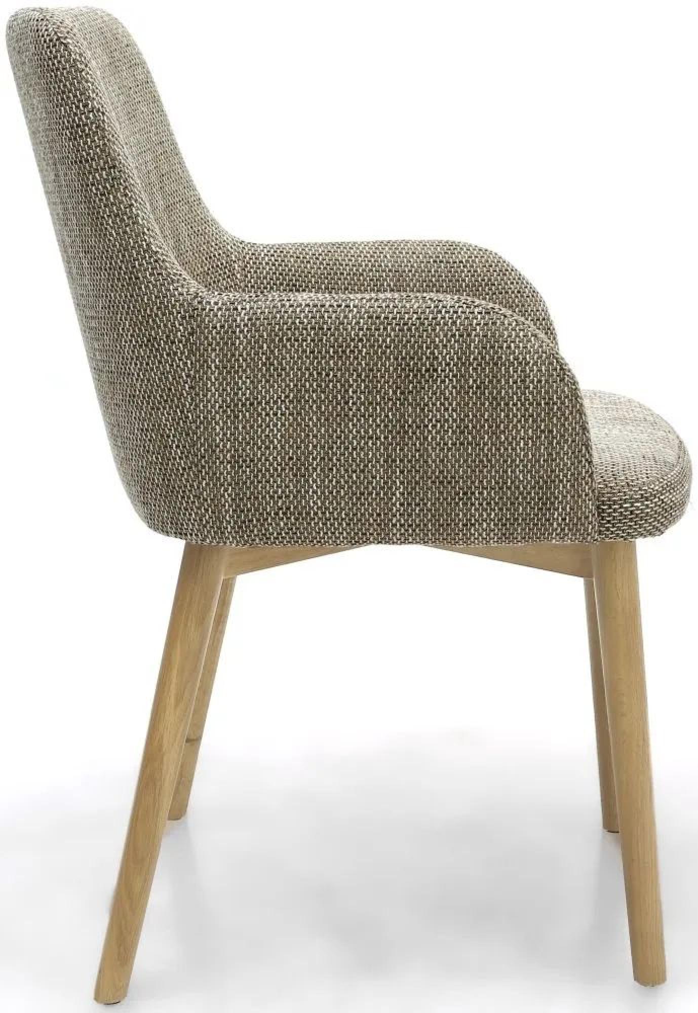 Sidcup Dining Chair - Set of 2 - Tweed Oatmeal