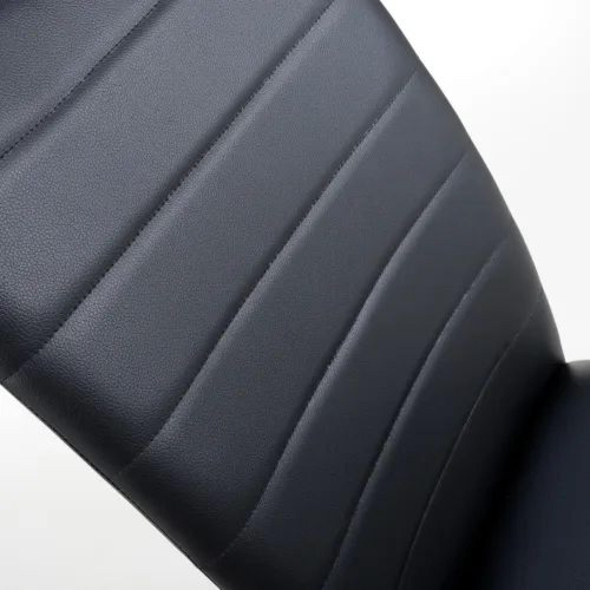 Carlisle Dining Chair - Set of 4 - Black Leather