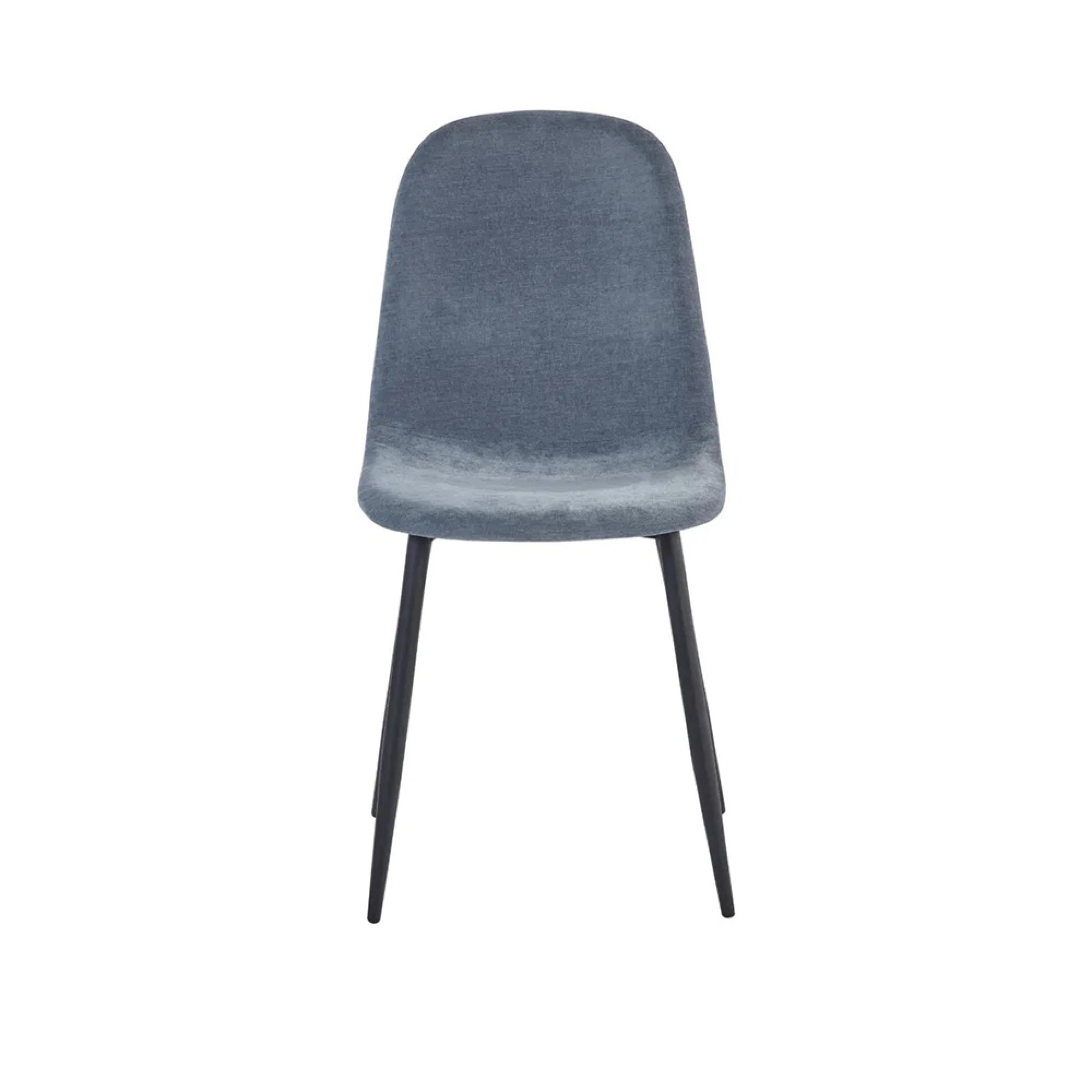 Lottie Dining Chair - Set of 4 - Denim Fabric