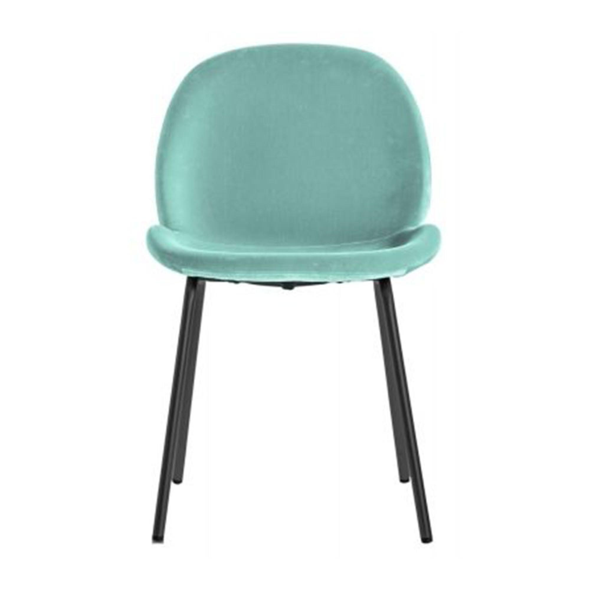 Clearance - Set of 2 Flanagan Mint Velvet Dining Chair - A188