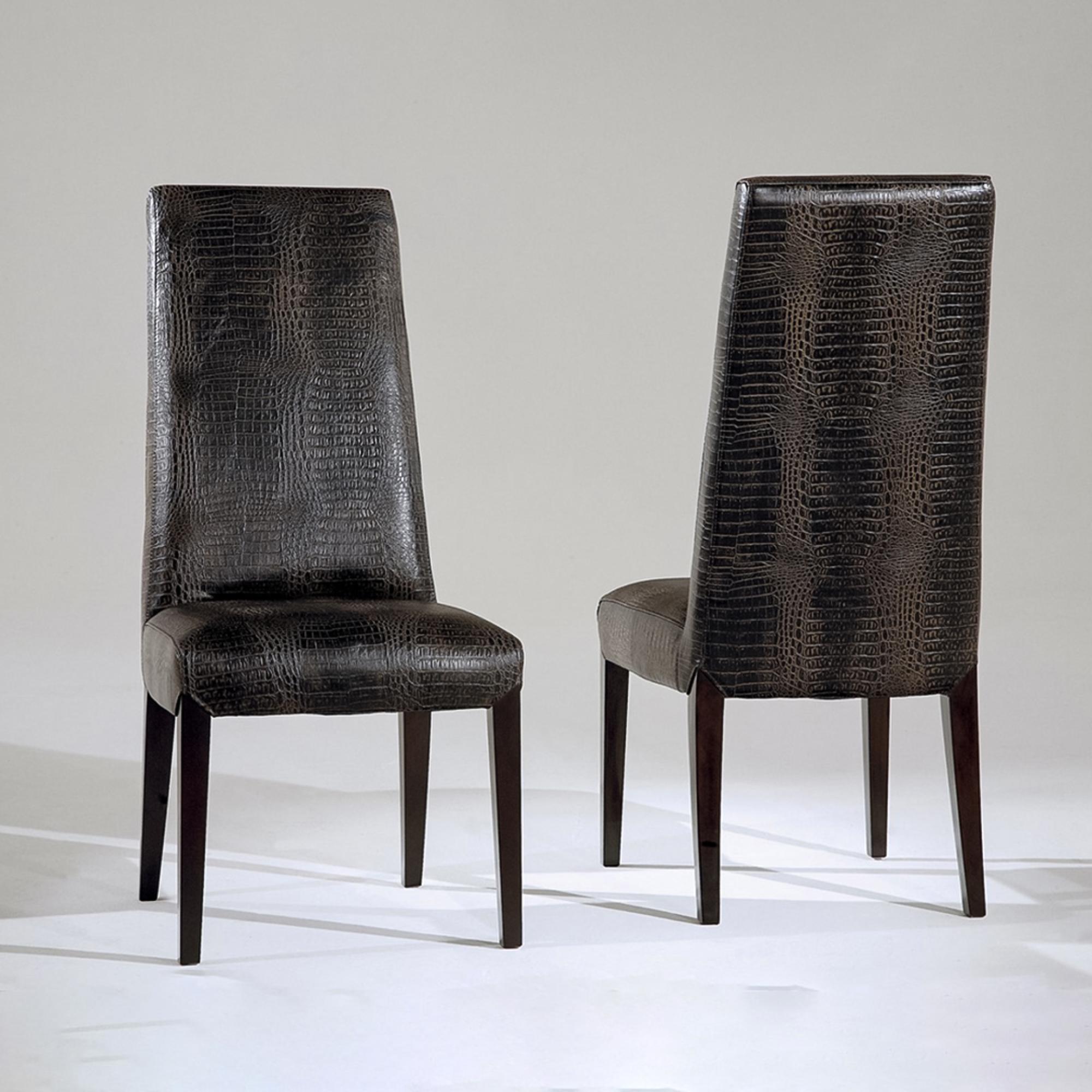 Juliette Dining Chair - Nabuk Leather Fabric - Variation Available