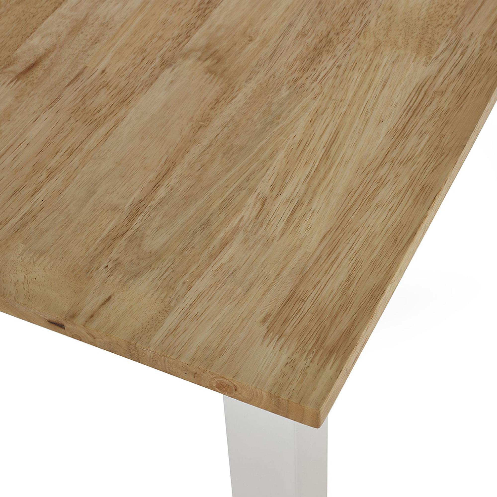 Linwood Dining Set - 114cm - 4 Seater - White Painted