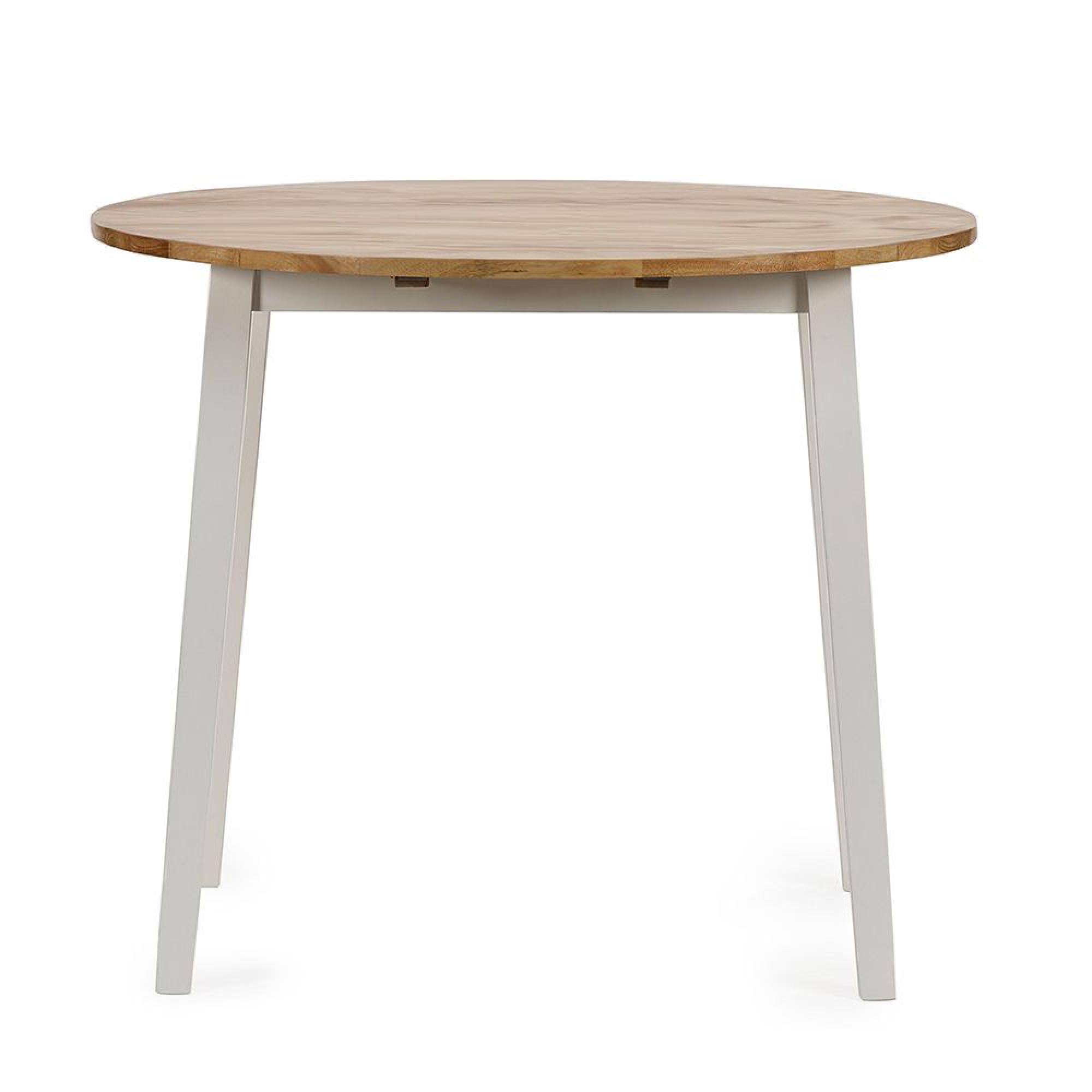 Linwood Drop Leaf Dining Set - 55cm-75.5cm - 2-4 Seater - White Painted