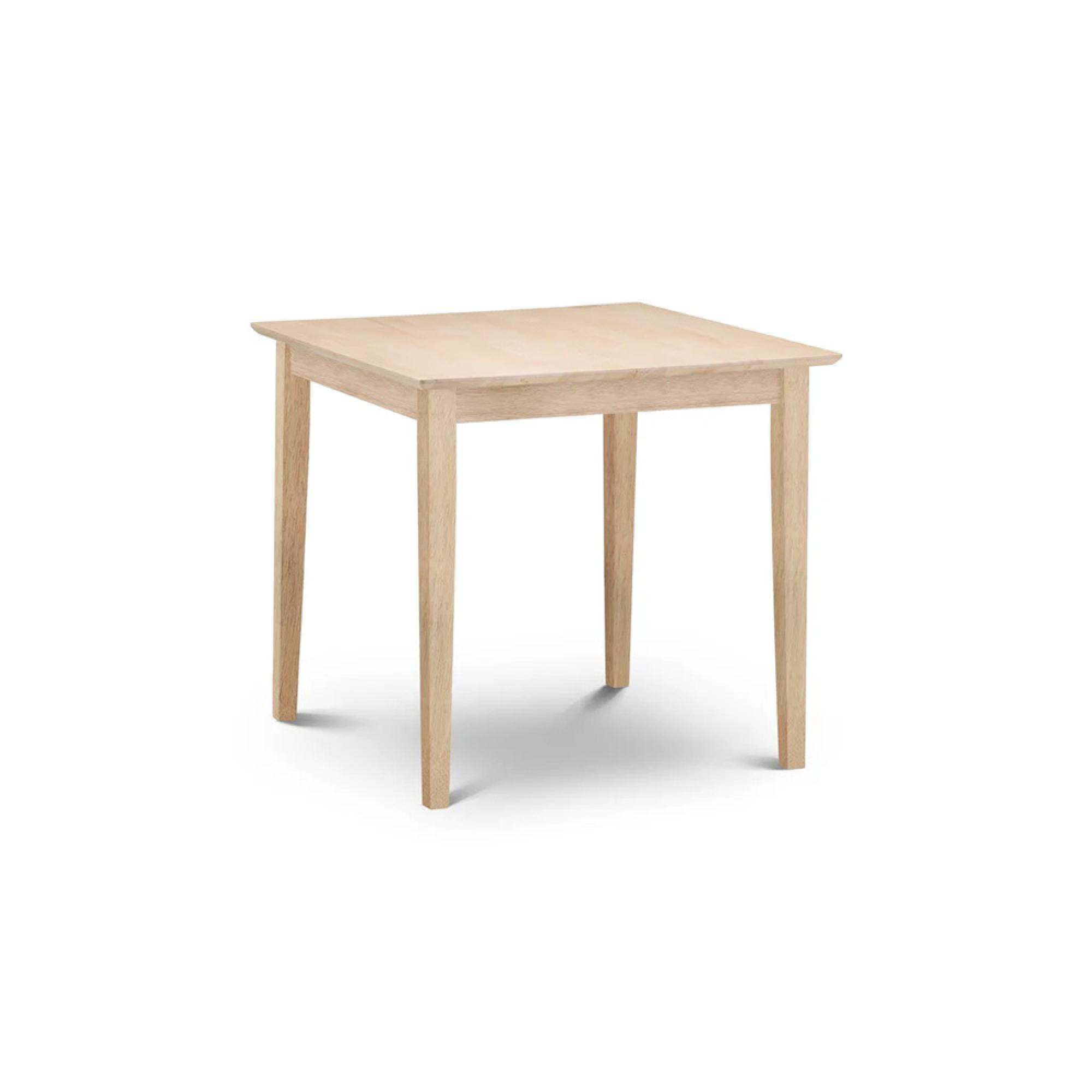 Rufford Dining Set - 2-4 Seater - 80cm-120cm - 4 Chairs - Oak