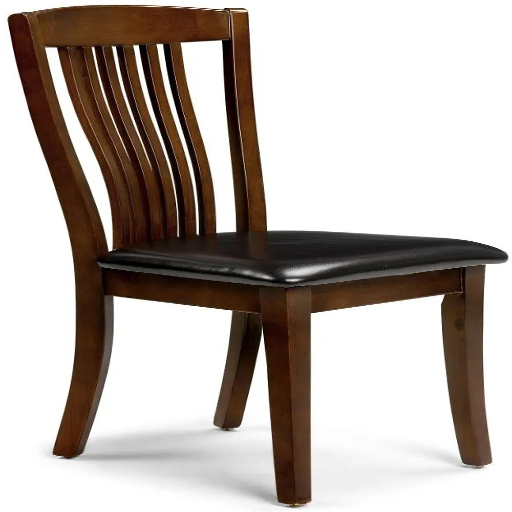 Canterbury Extending Dining Set - 4-6 Seater - 120cm-160cm - 4 Leather Chairs - Mahogany