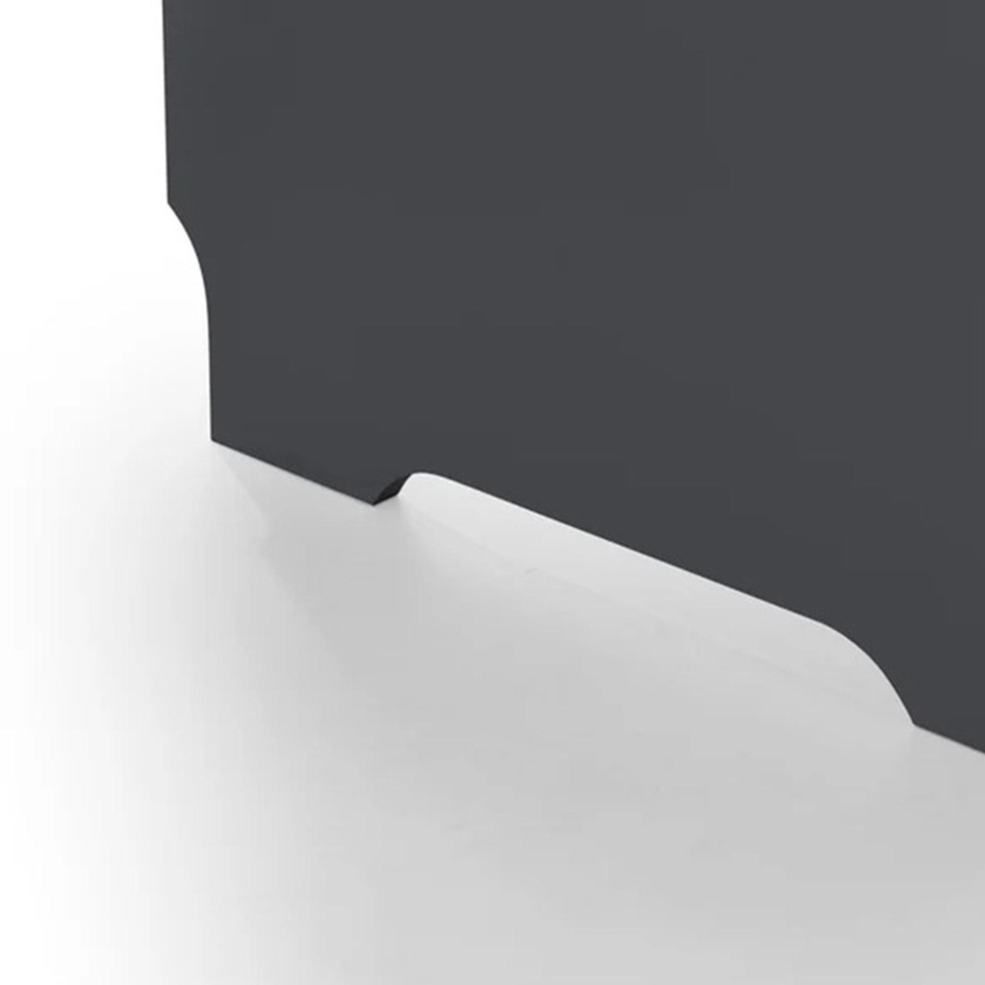 Newport Corner Dining Set - 4 Seater - 109cm - Dark Grey