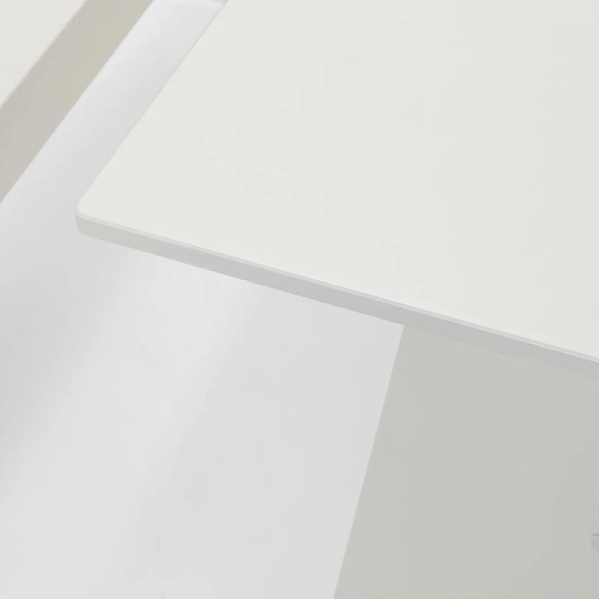 Newport Corner Dining Set - 4 Seater - 109cm - White