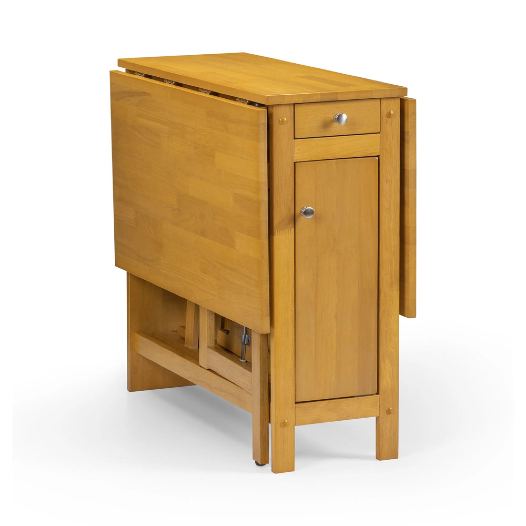 Savoy Gateleg Dining Set - 4 Seater - 35cm-120cm - 4 Chairs - Oak