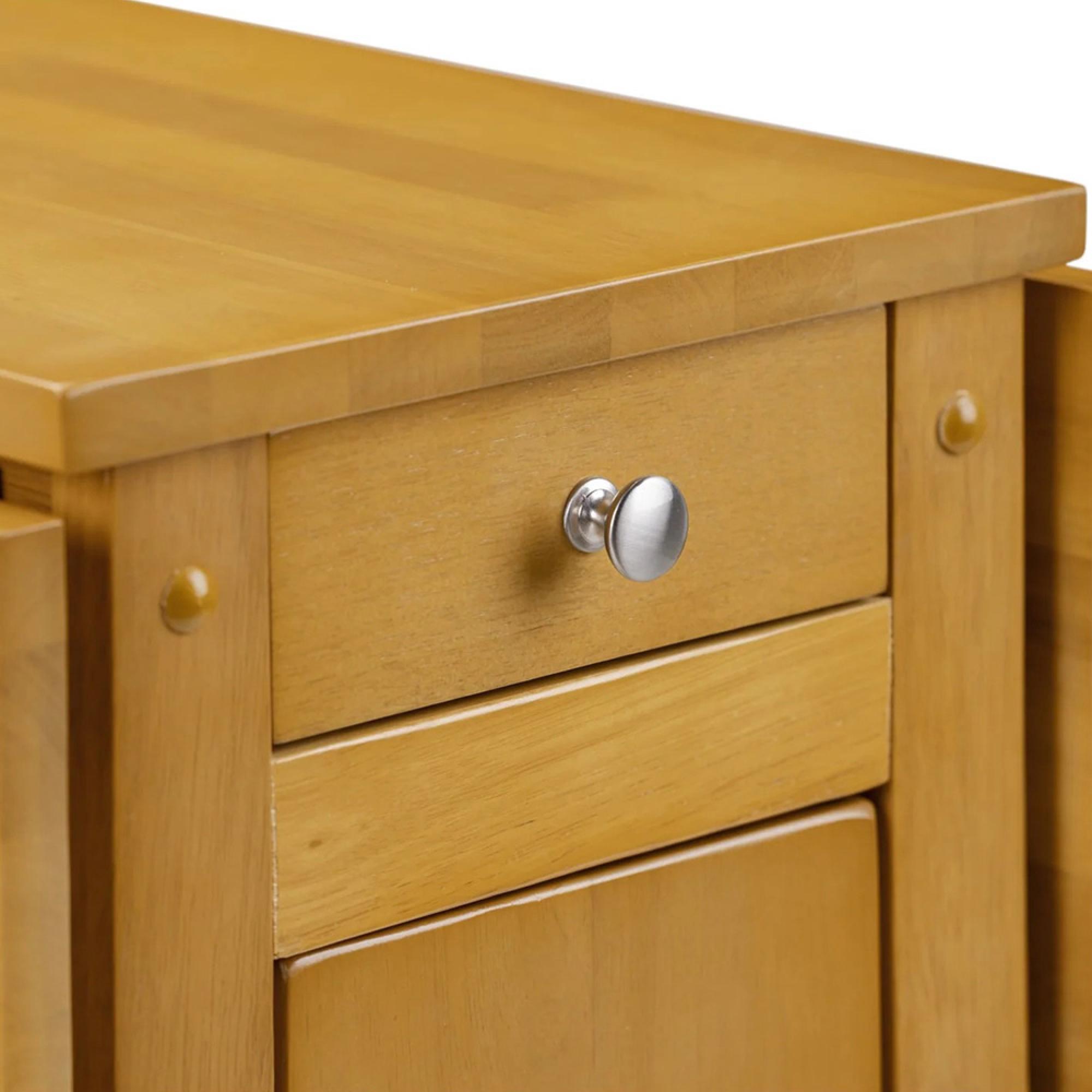 Savoy Gateleg Dining Set - 4 Seater - 35cm-120cm - 4 Chairs - Oak