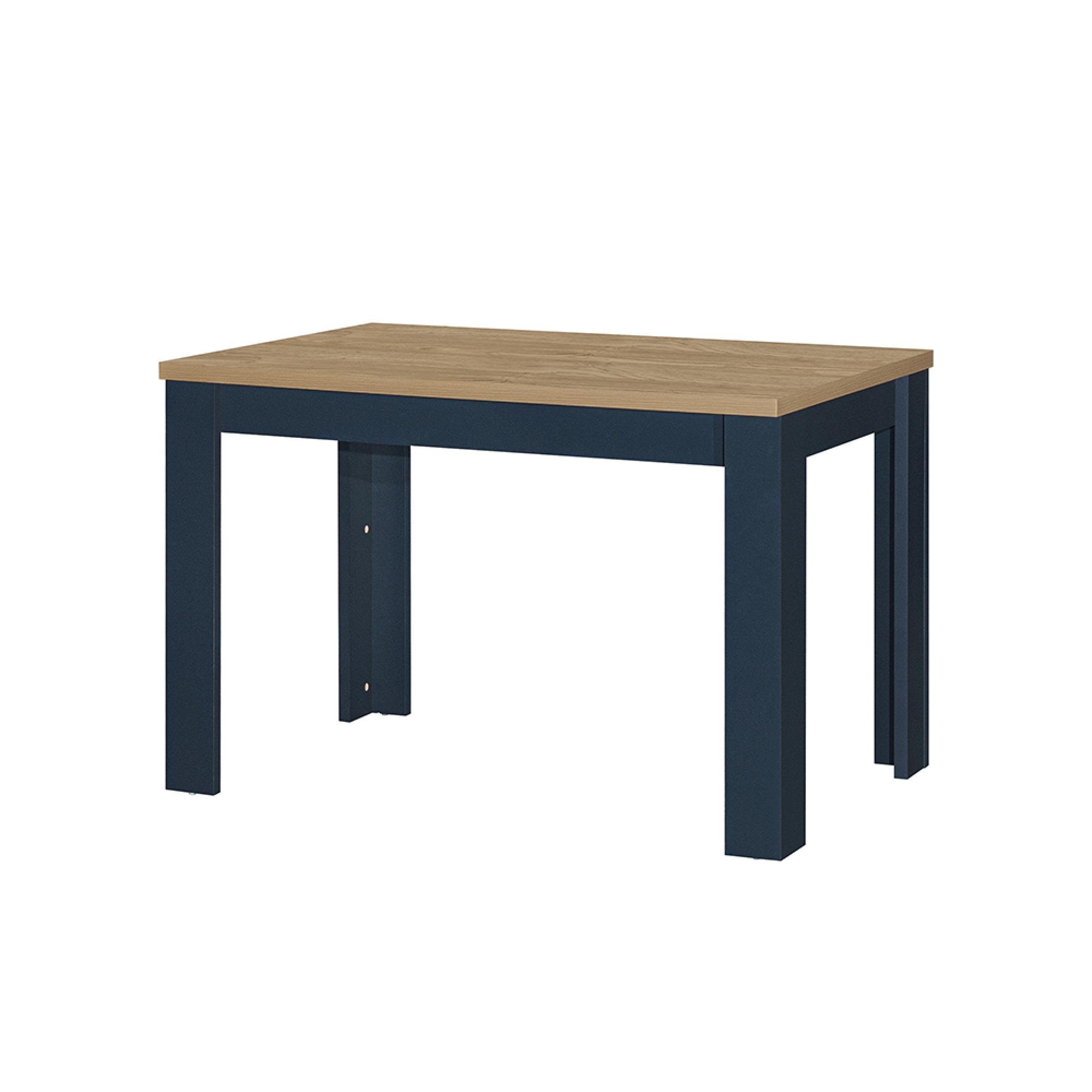 Highgate Dining Set - 2 Seater - 118cm - with 2 Benches - Navy Blue Painted