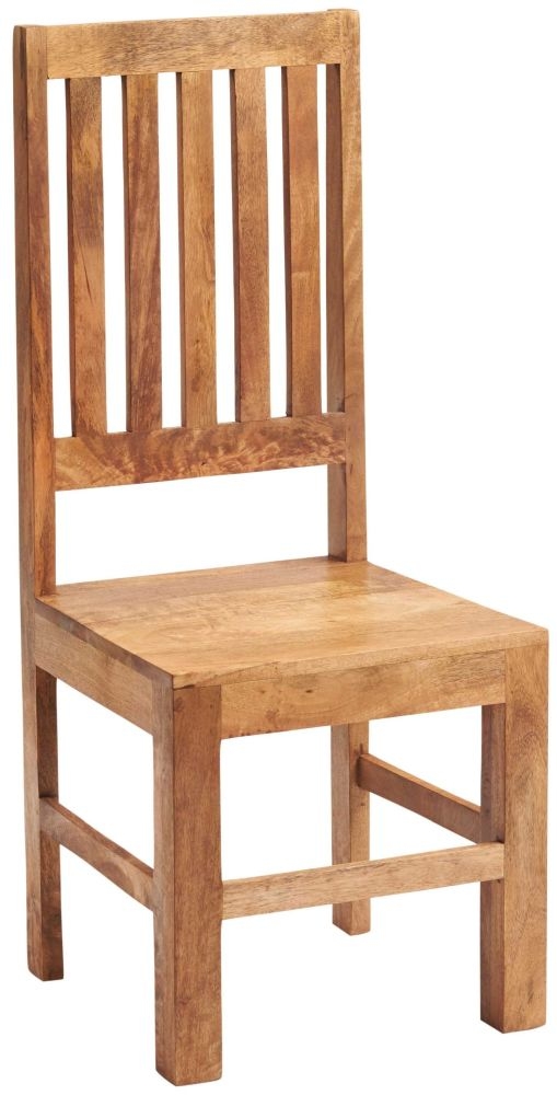 Ajmer Light Mango Wood 4 Seater Dining Set with 4 Chair