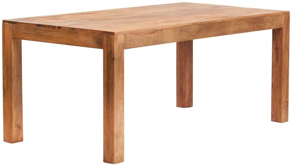 Ajmer Light Mango Wood 6 Seater Dining Set with 6 Chairs