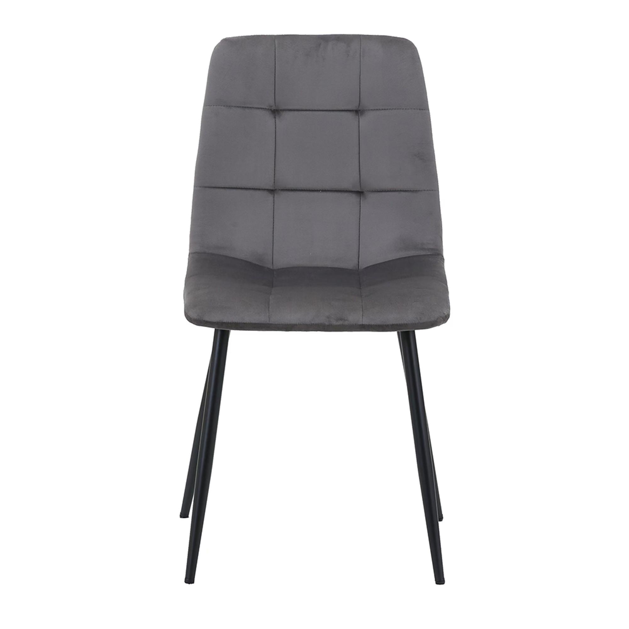 Axel Oval Dining Set - 6 Seater - 160cm - with 4 Chairs - Black Fluted