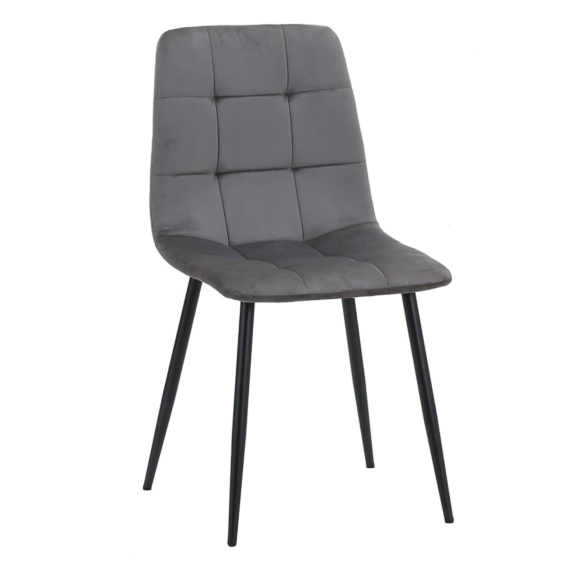 Axel Oval Dining Set - 6 Seater - 160cm - with 4 Chairs - Black Fluted