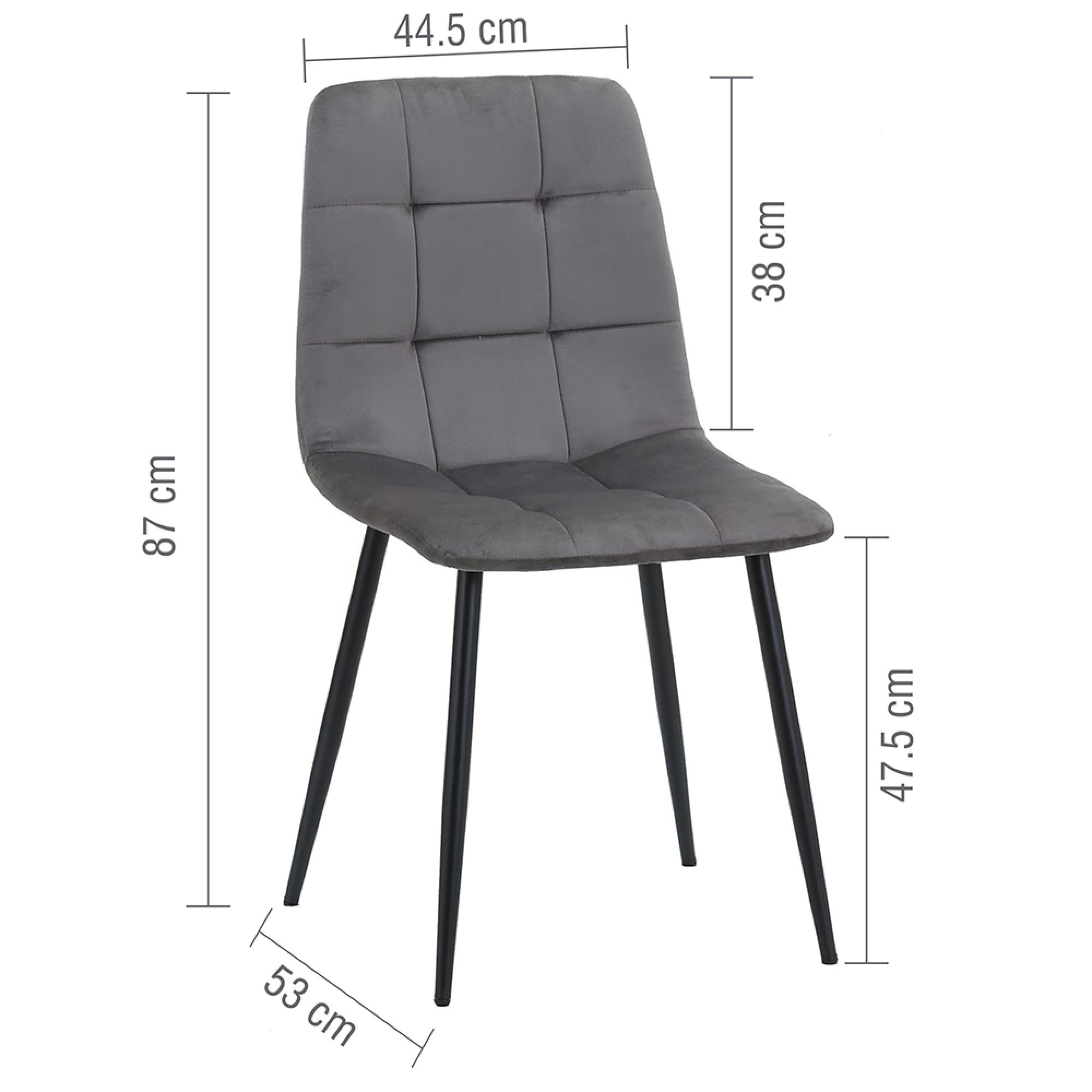 Axel Round Dining Set - 4 Seater - 120cm - with 4 Chairs - Oak Fluted