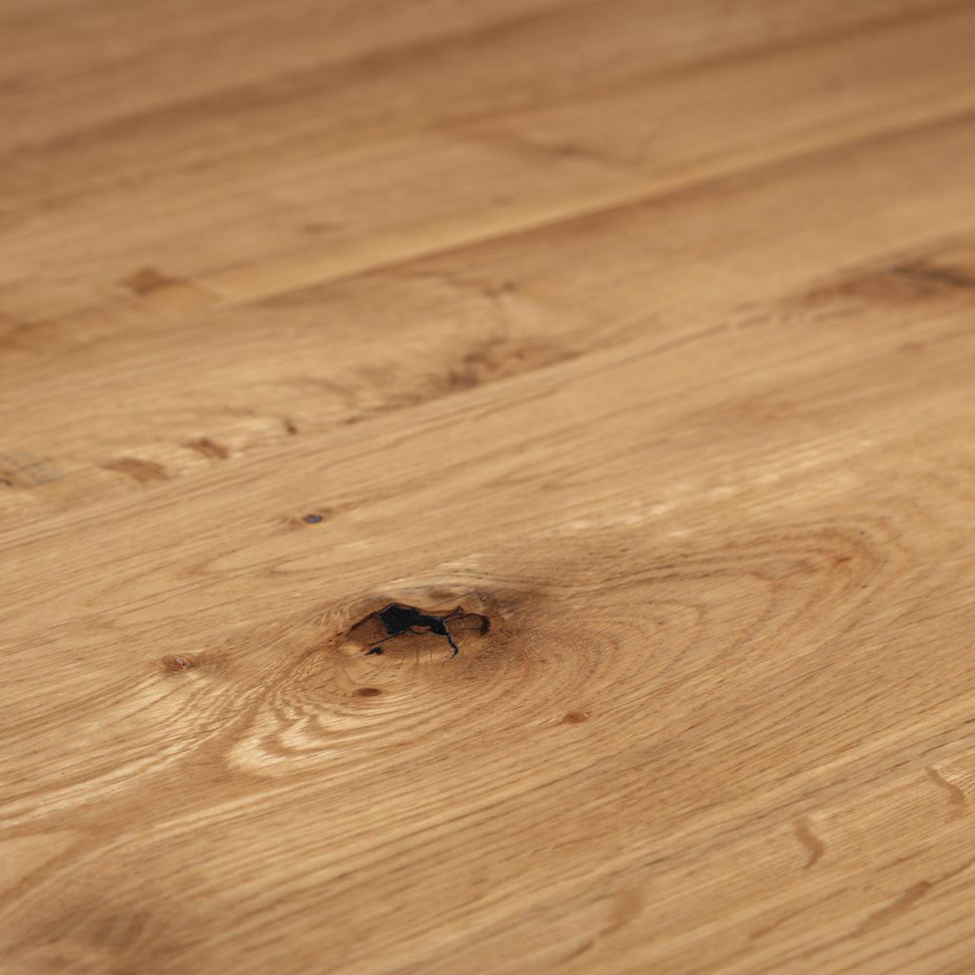 Brooklyn Dining Set - 6 Seater - 180cm - 4 Brown Leather Chairs & 1 Bench - Oak