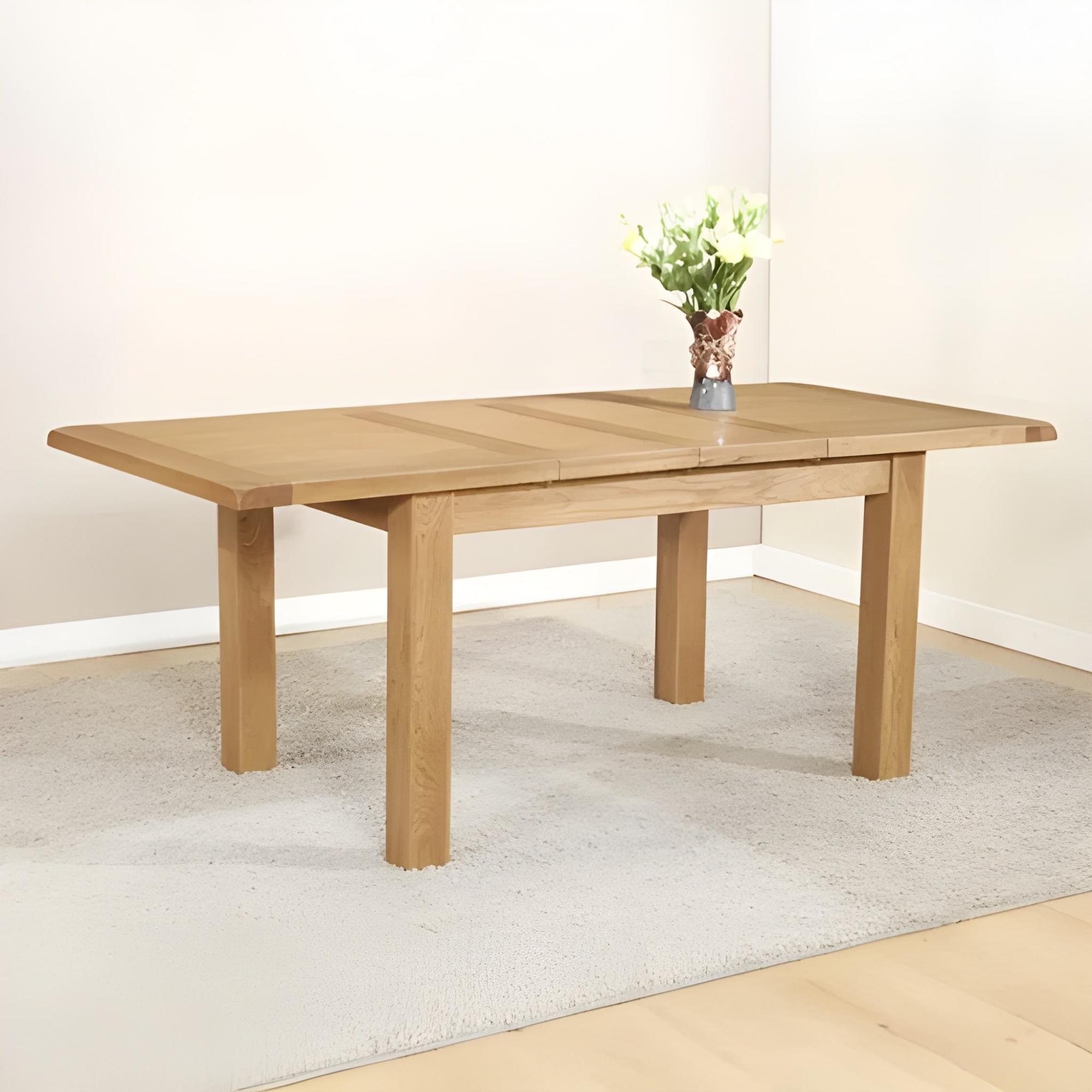 Dorset Dining Set - 6-8 Seater - 132cm-198cm - Extending - Oak - Variation Available