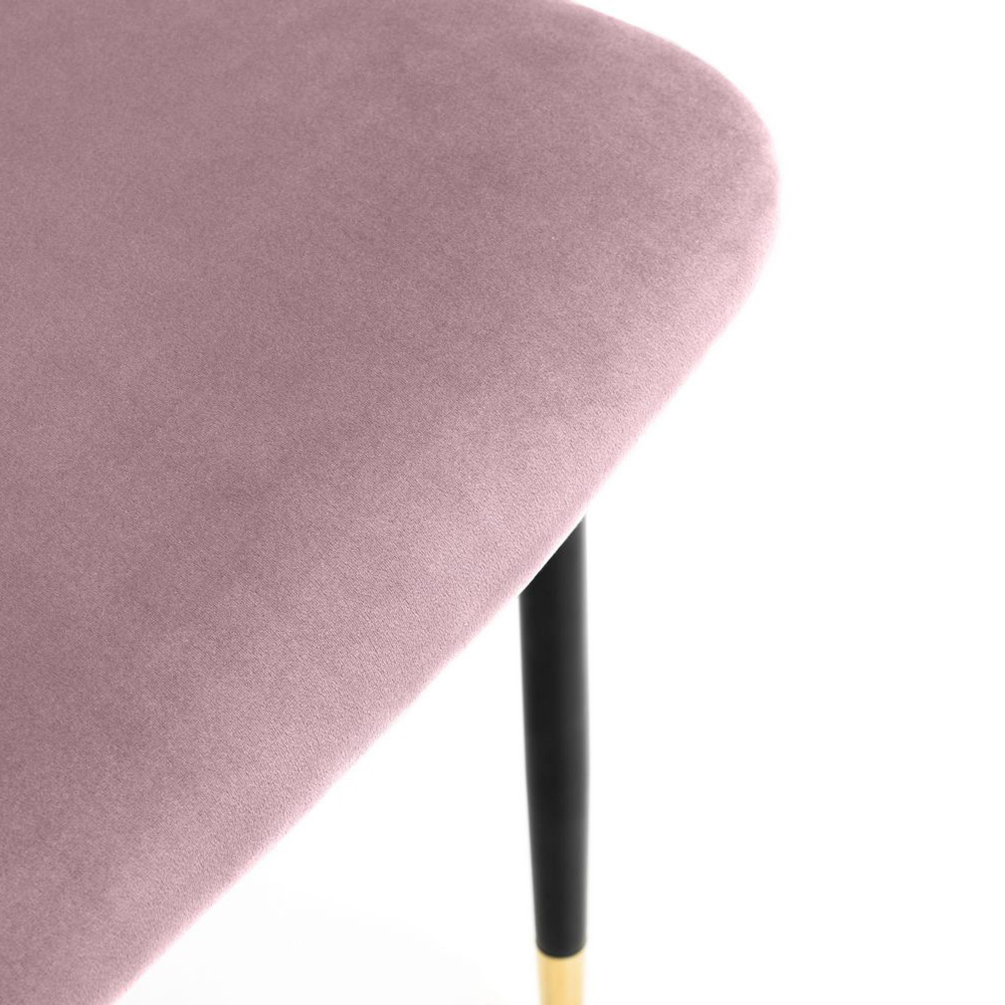 Findlay Dining Set - Walnut - 4-6 Seater - 160cm - Delaunay Pink Chairs