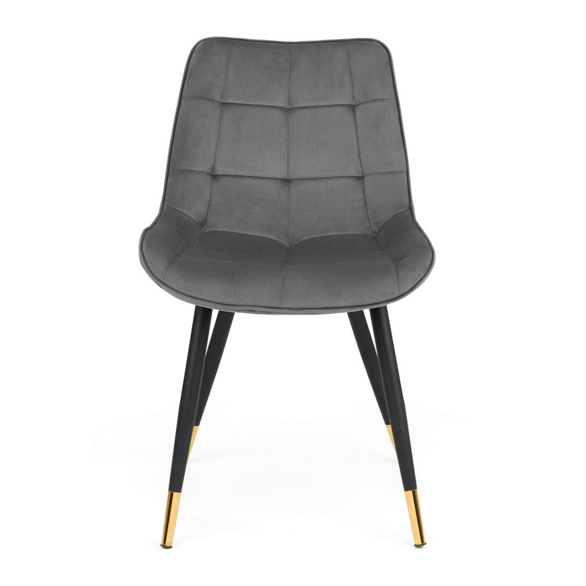 Findlay Dining Set - Walnut - 4-6 Seater - 160cm - Hadid Grey Chairs